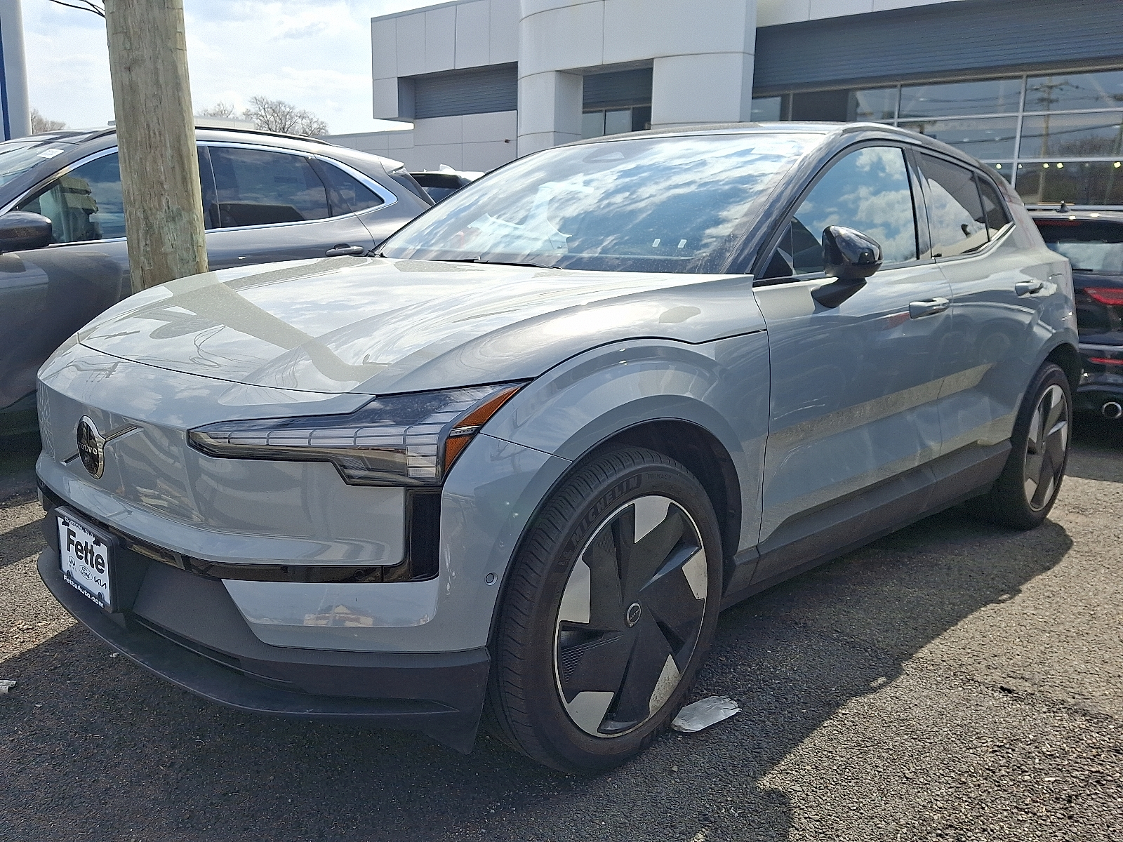 Gray (Vapour Grey Metallic - 740) 2025 Volvo EX30 Twin Ultra eAWD SUV / Crossover All-Wheel Drive Automatic