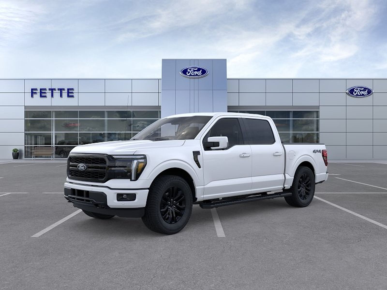 White Metallic 2026 Ford F-150 Pickup Truck Four-Wheel Drive Automatic