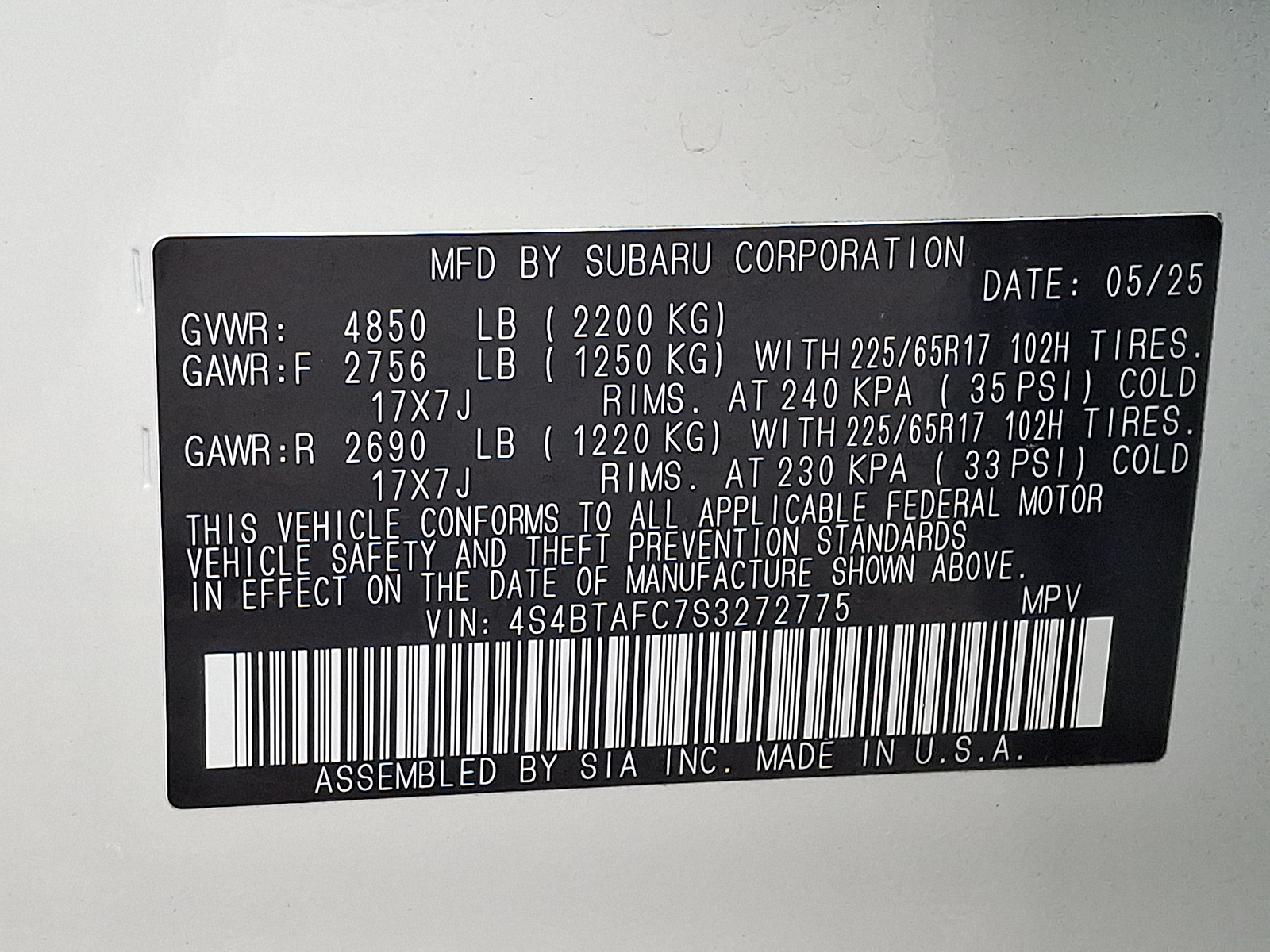 Used 2025 Subaru Outback SUV