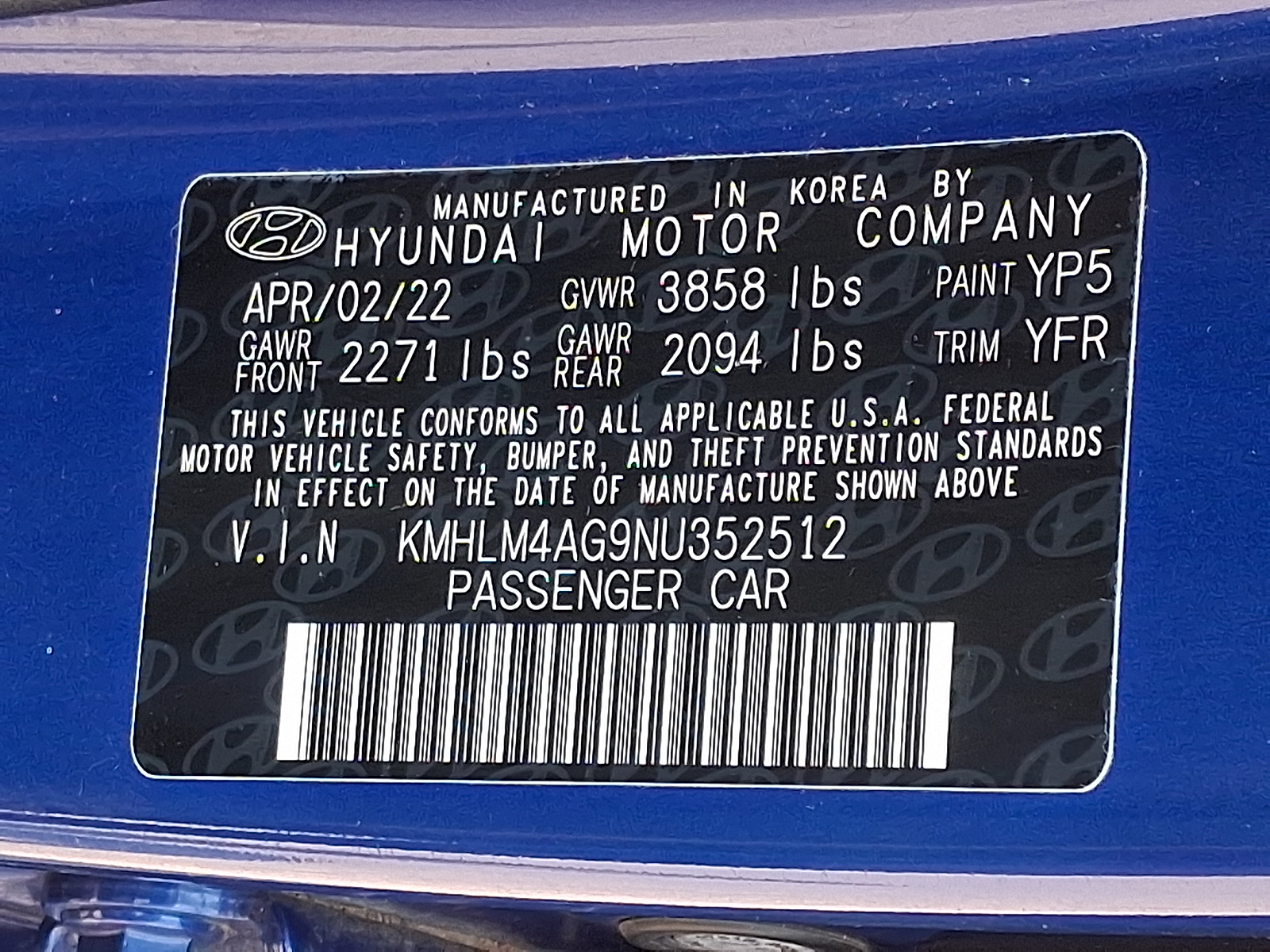Used 2022 Hyundai Elantra Sedan