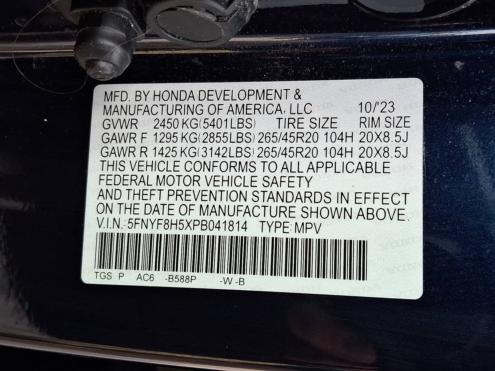 Used 2023 Honda Passport SUV