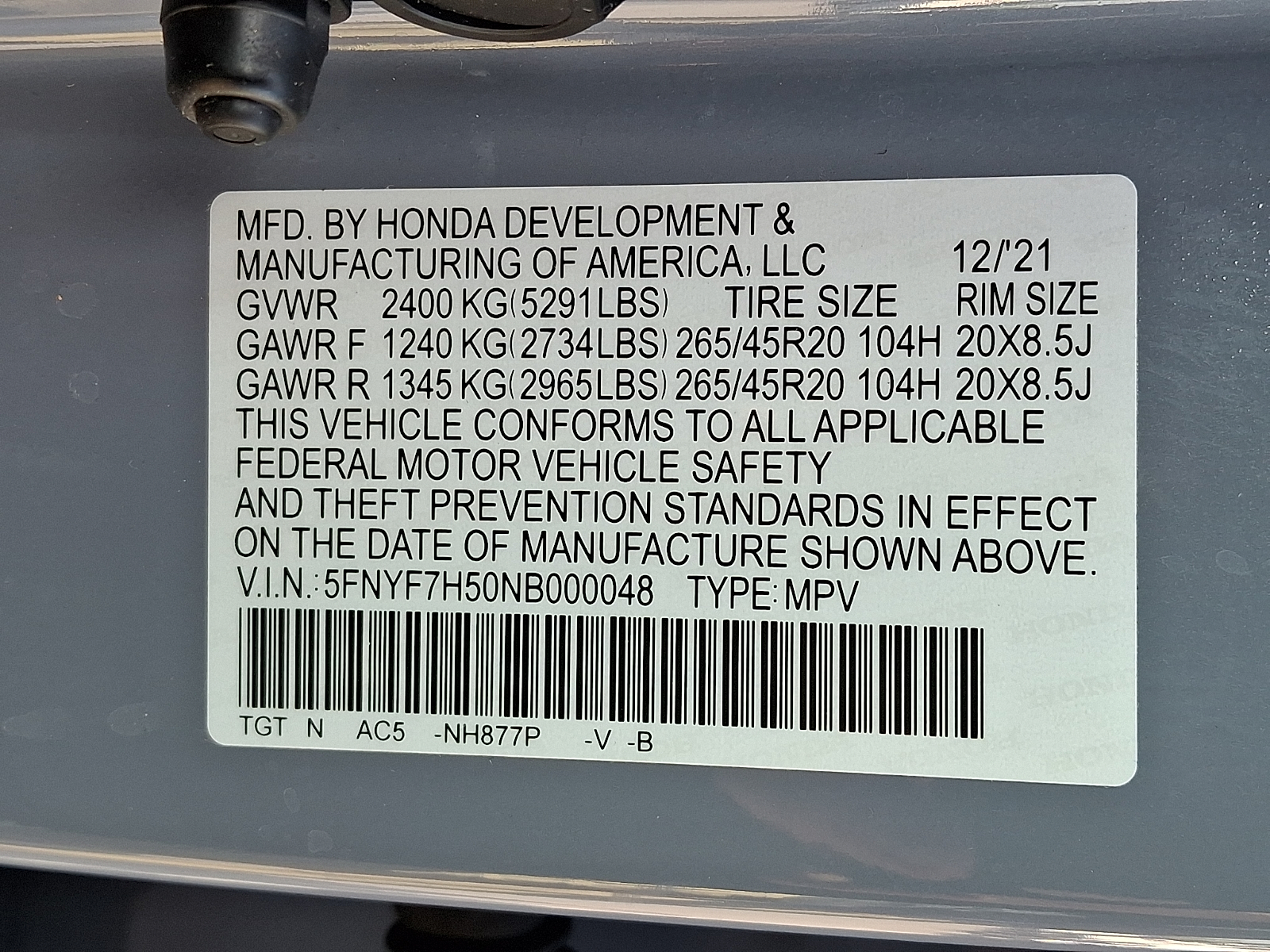 Used 2022 Honda Passport SUV