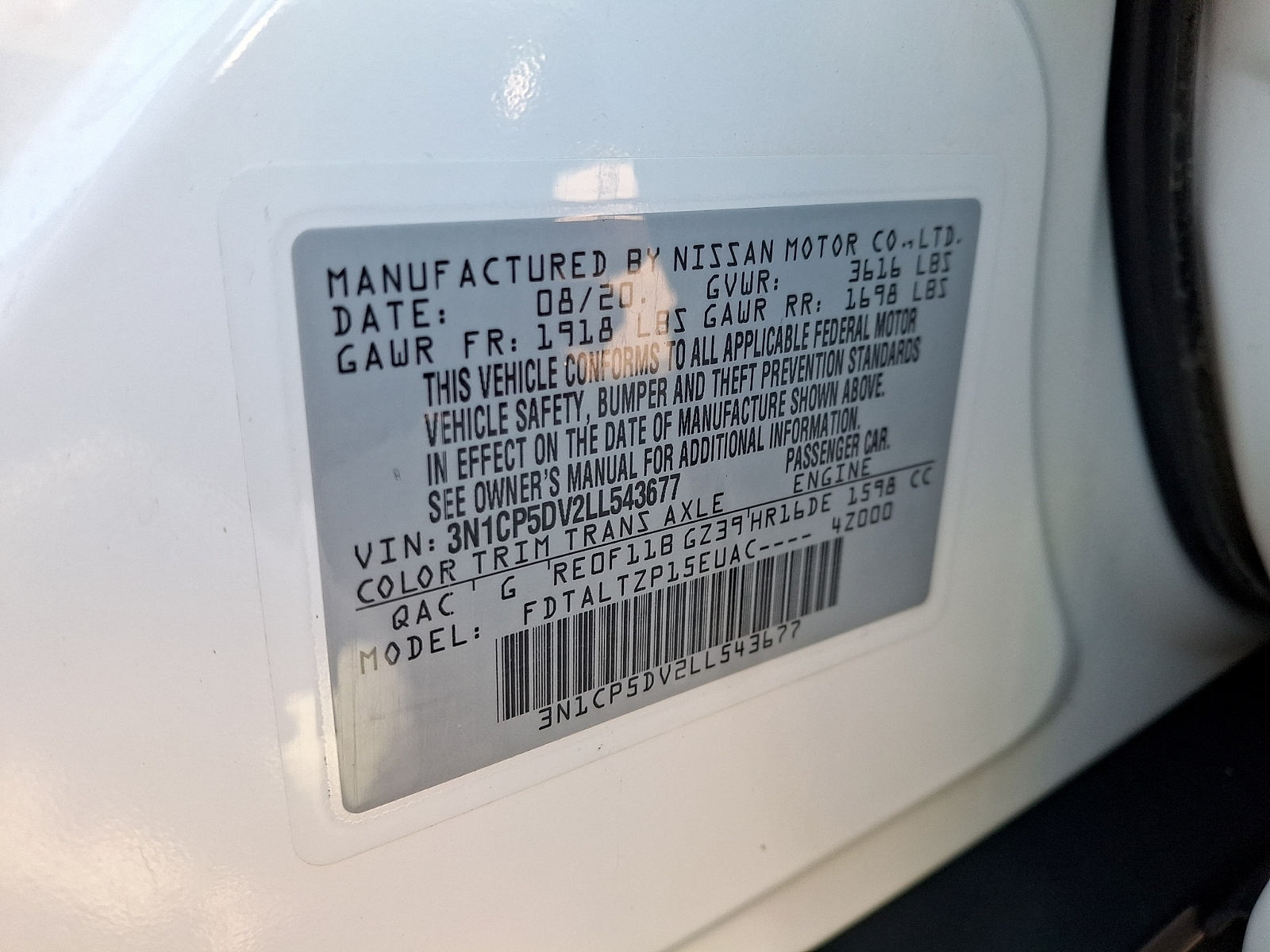 Used 2020 Nissan Kicks SUV
