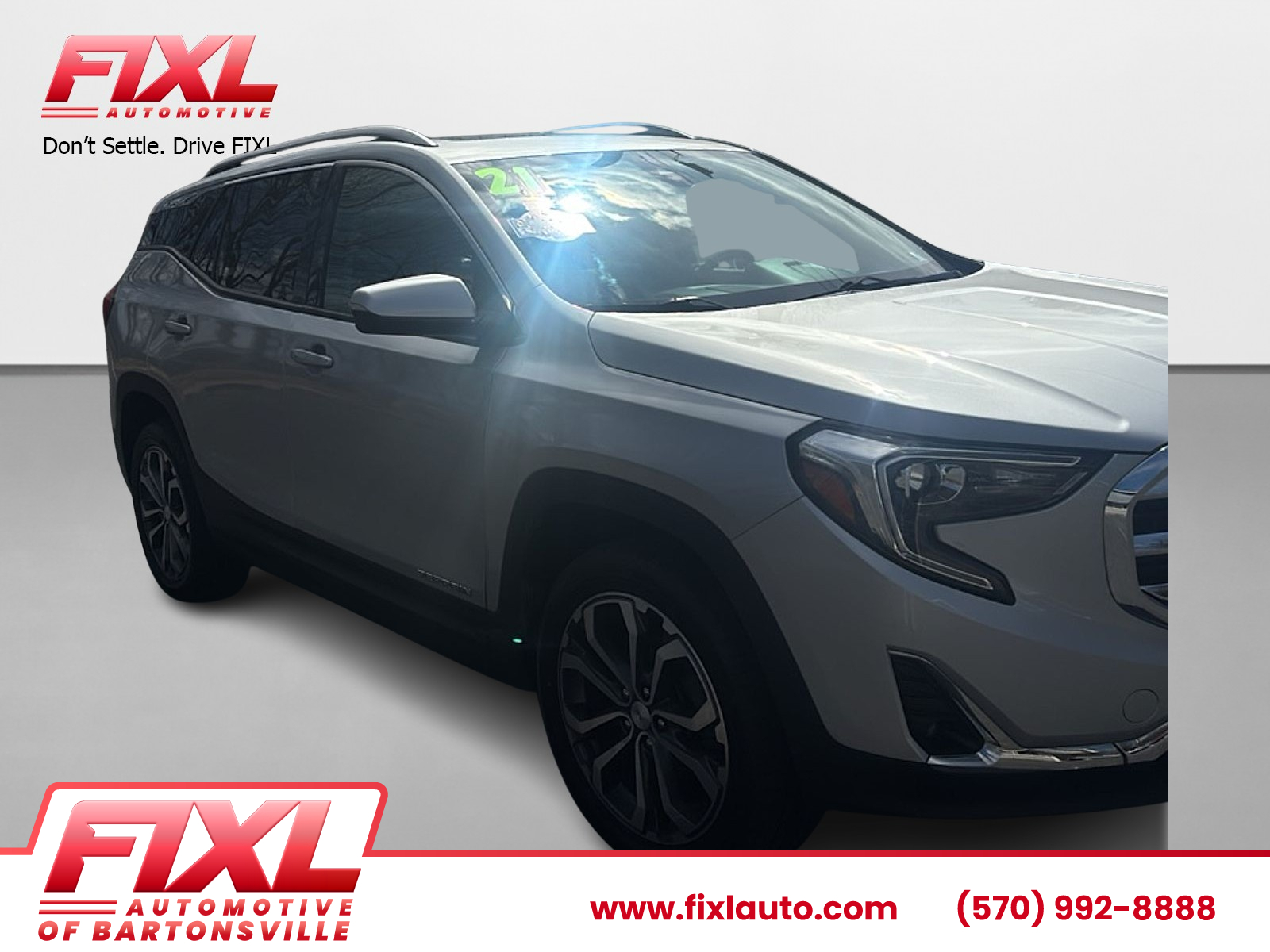 Quicksilver Metallic 2021 GMC Terrain SLT AWD SUV / Crossover Four-Wheel Drive Automatic