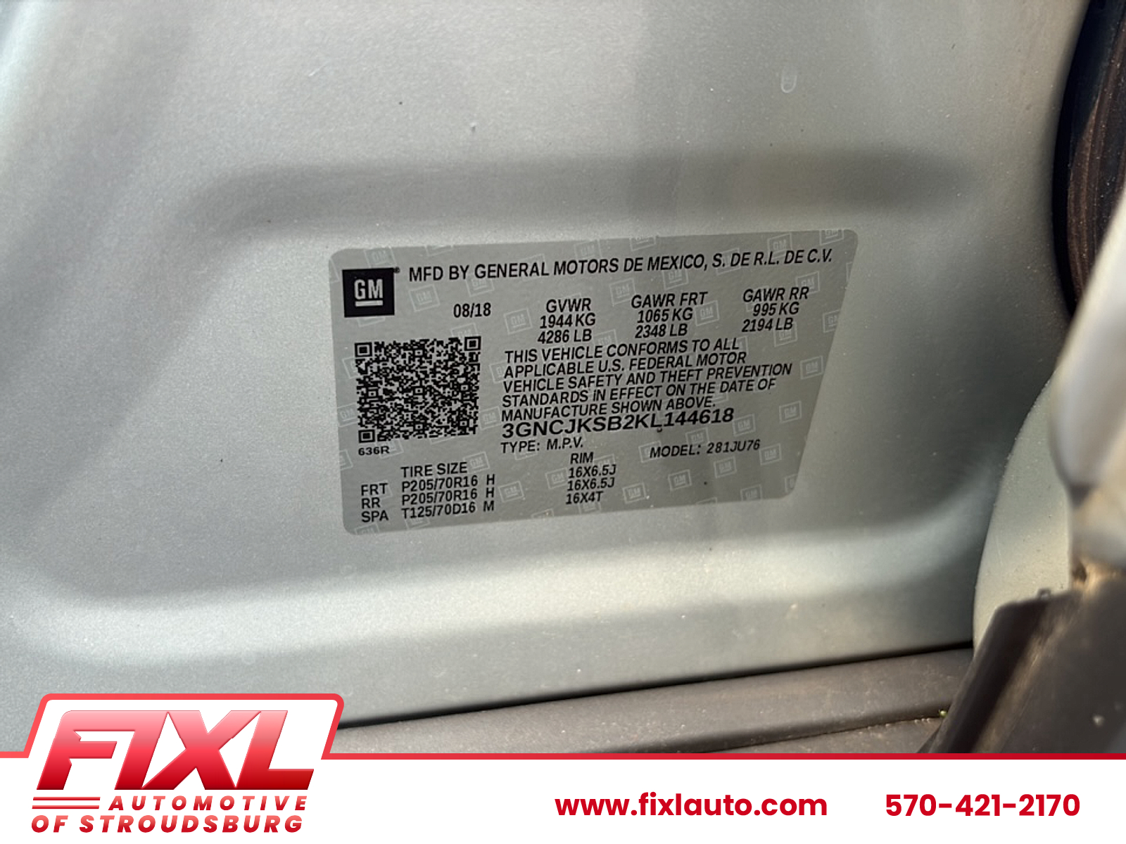 Used 2019 Chevrolet Trax Sedan