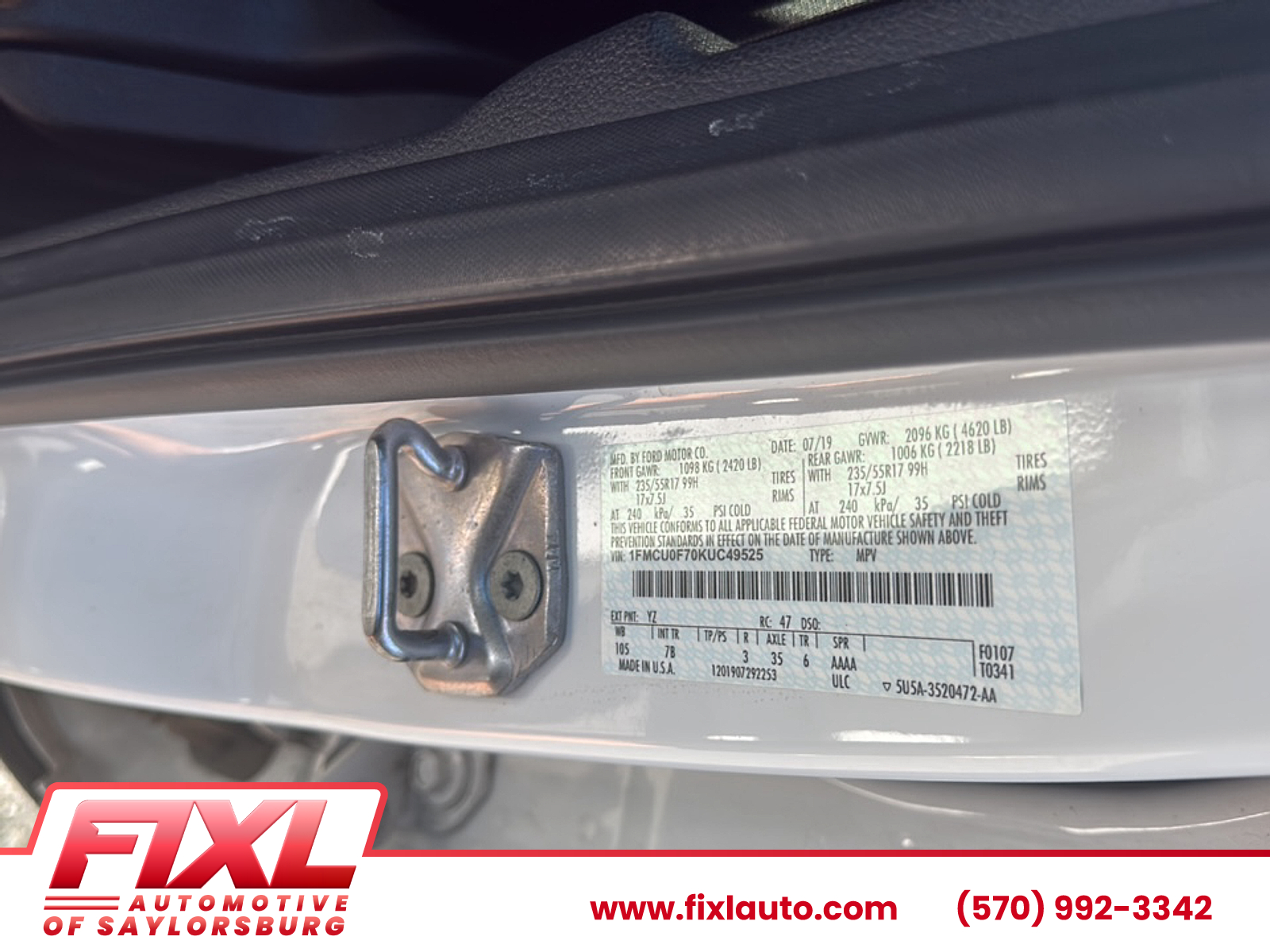 Used 2019 Ford Escape Sedan