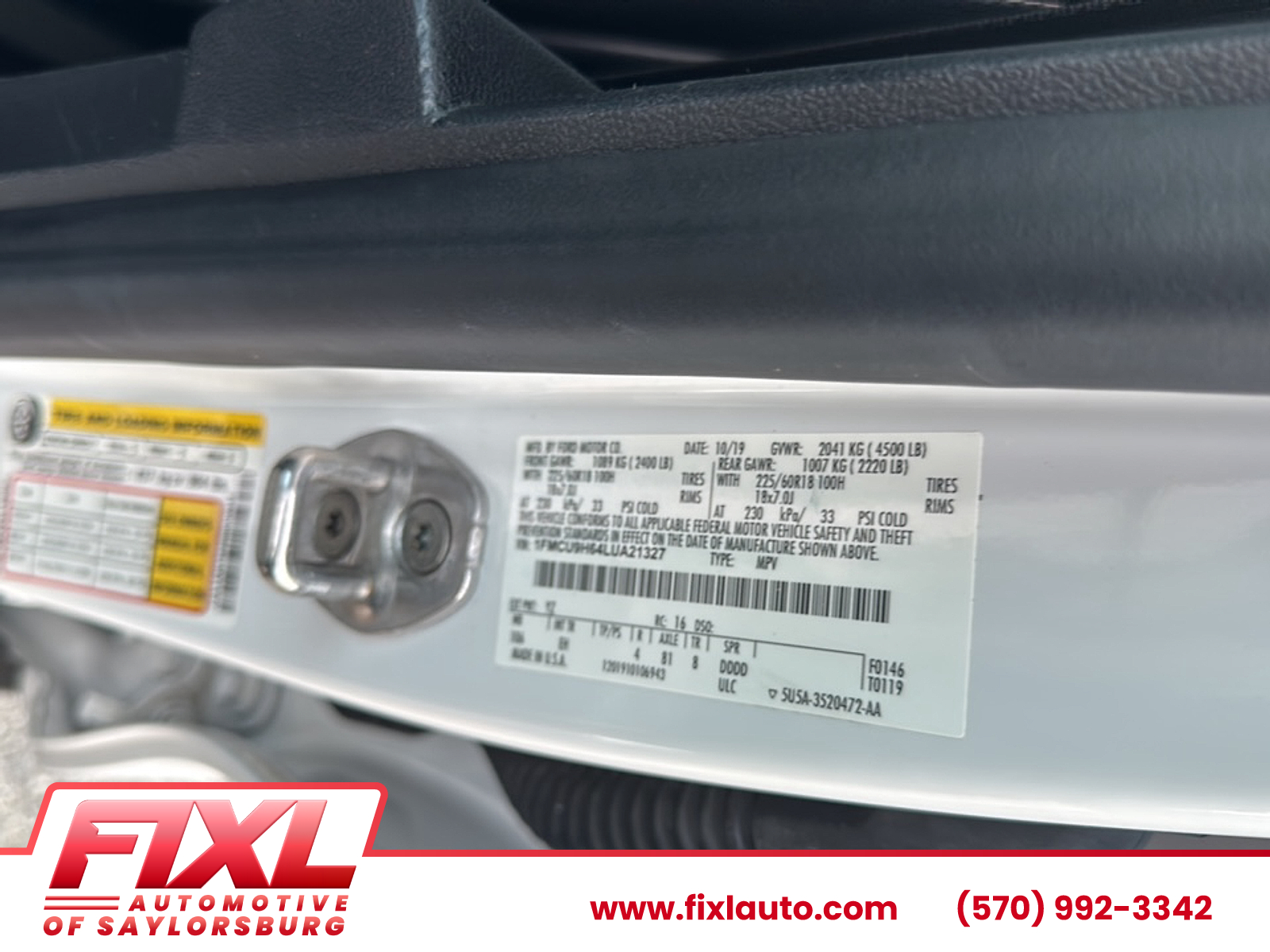 Used 2020 Ford Escape Sedan