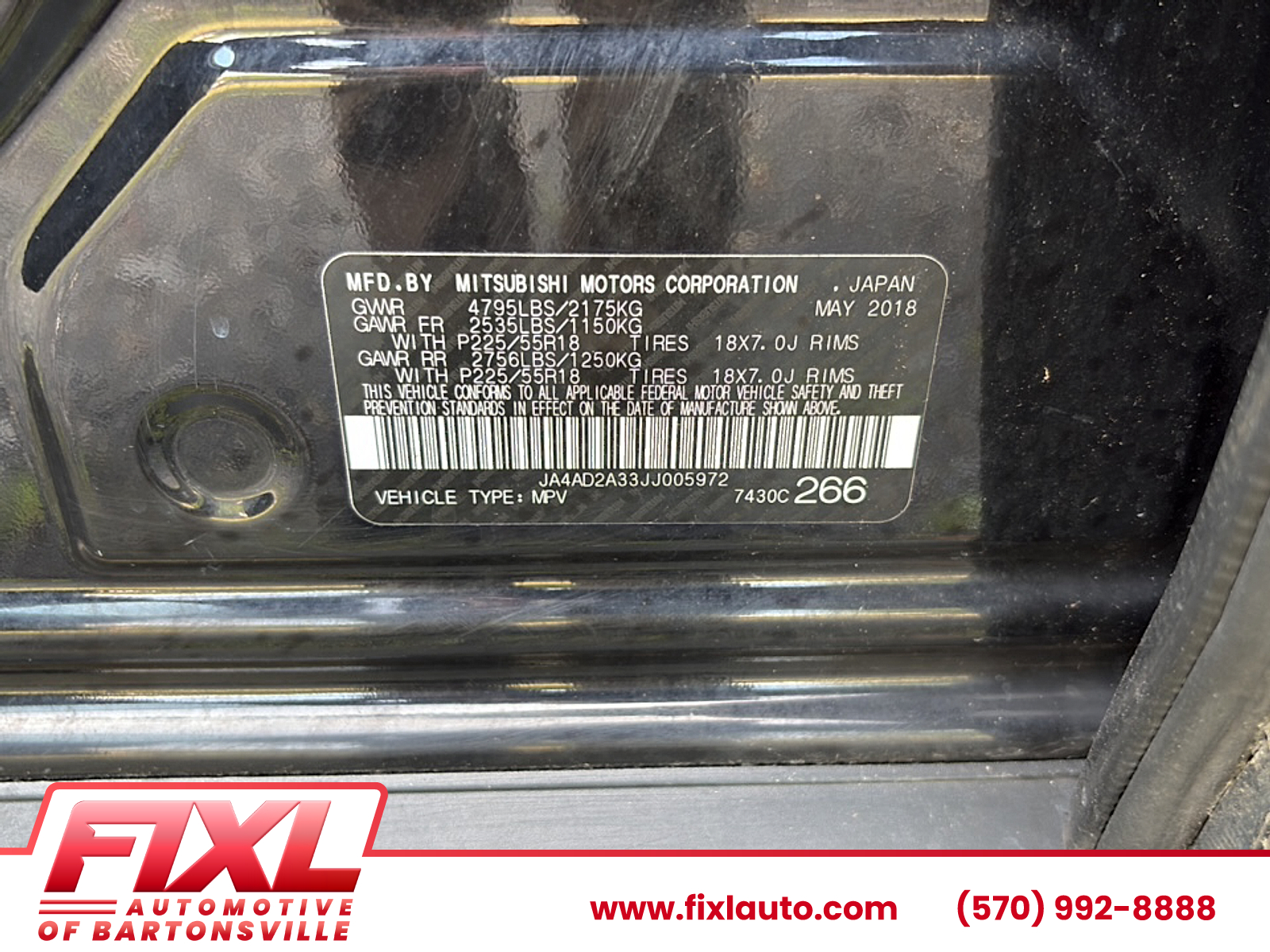 Used 2018 Mitsubishi Outlander Sedan