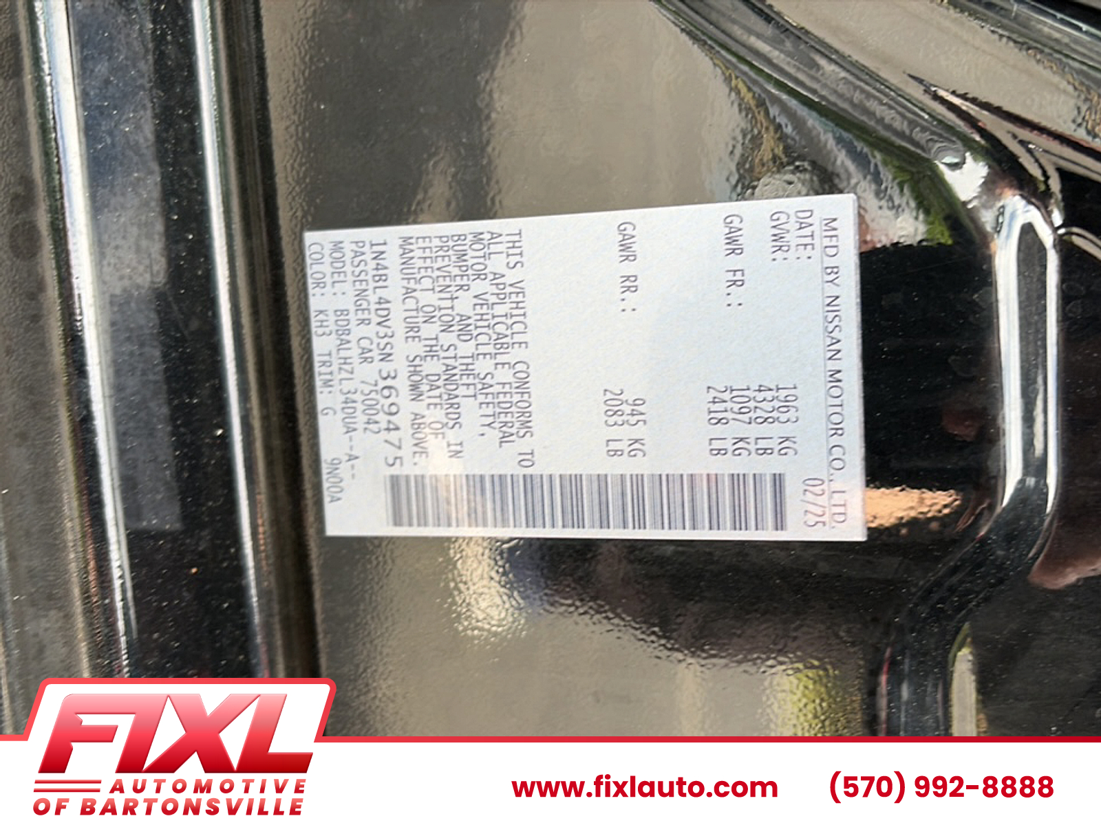 Used 2025 Nissan Altima Sedan