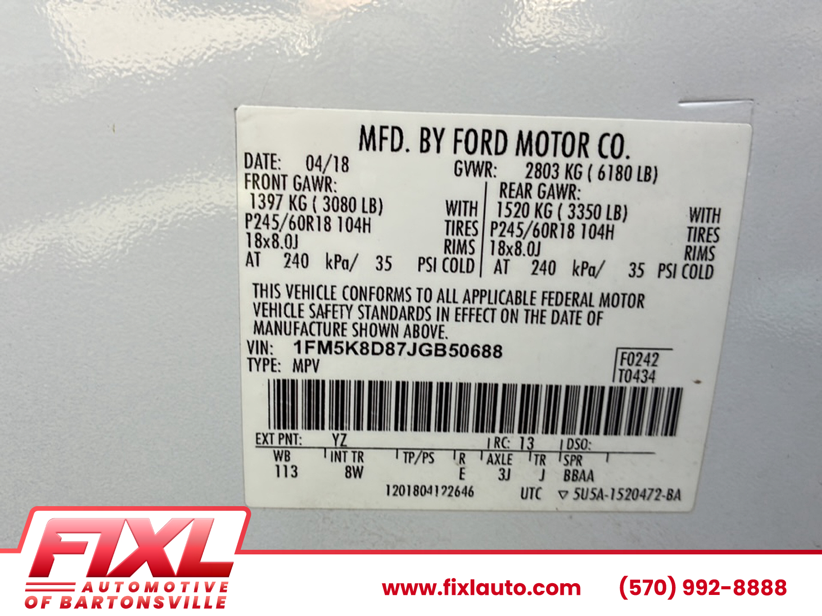 Used 2018 Ford Explorer Sedan