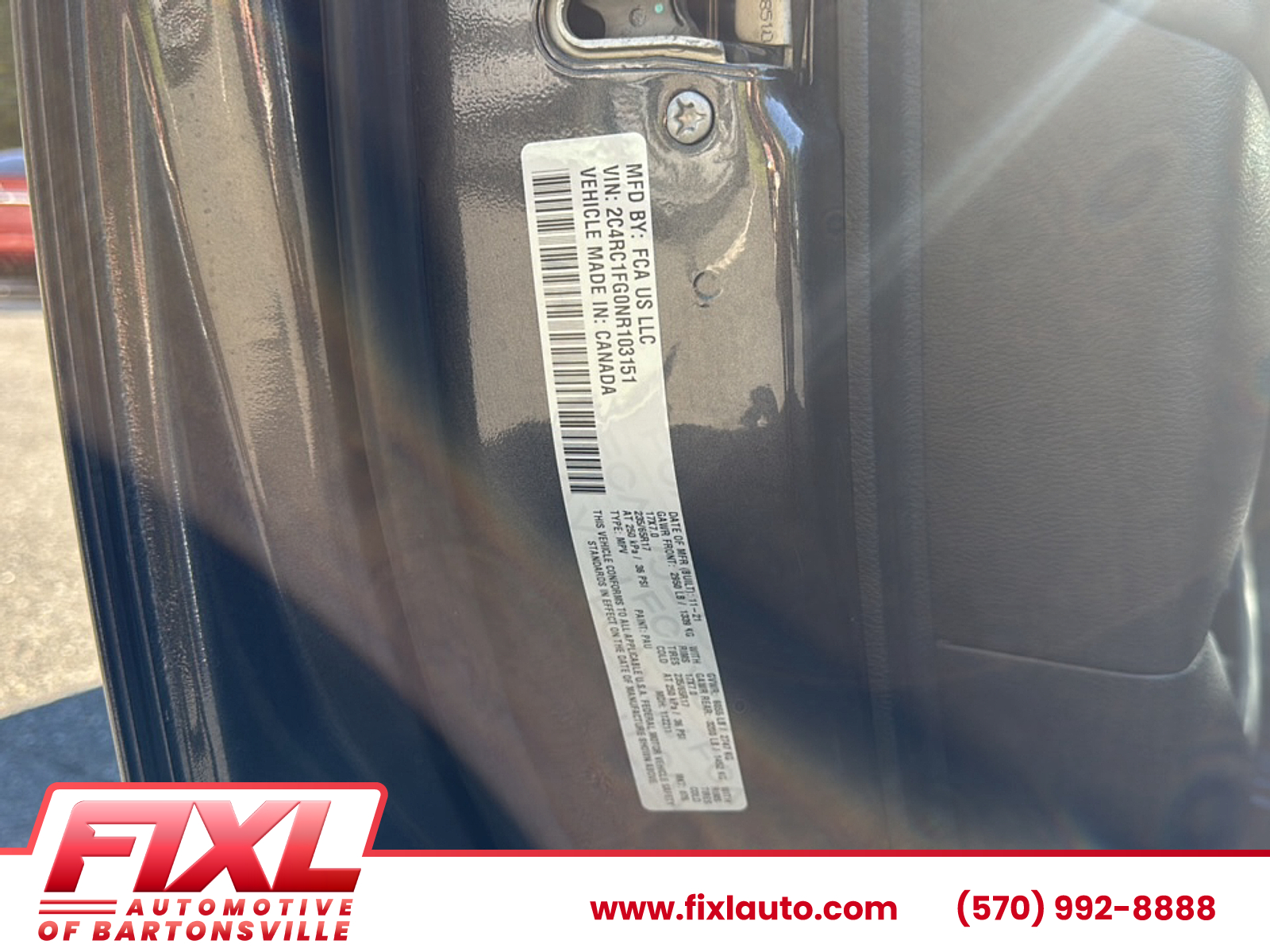Used 2022 Chrysler Pacifica Van