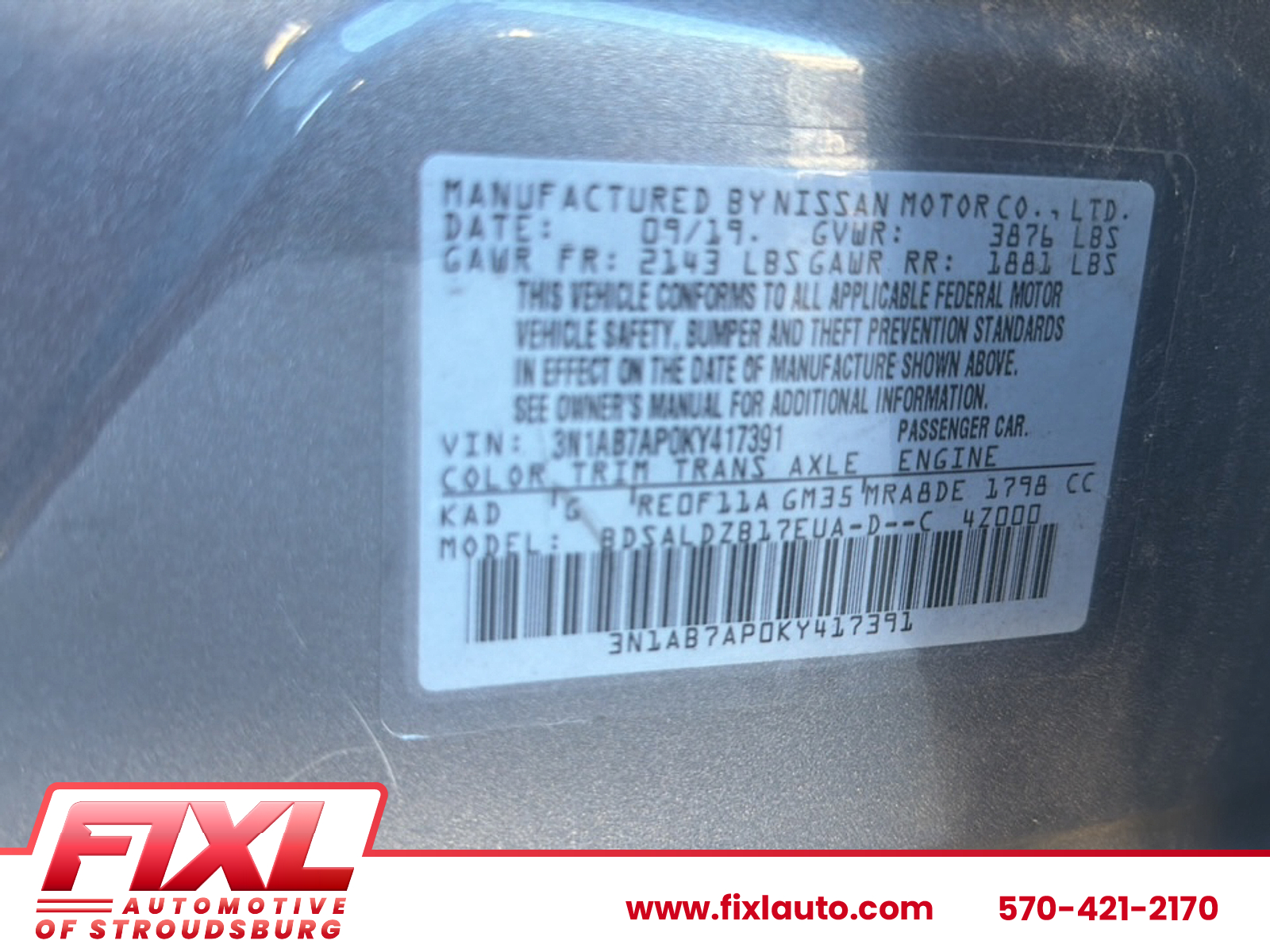 Used 2019 Nissan Sentra Sedan