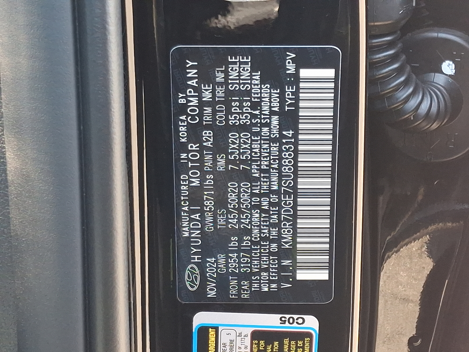 new 2025 Hyundai Palisade car, priced at $53,959