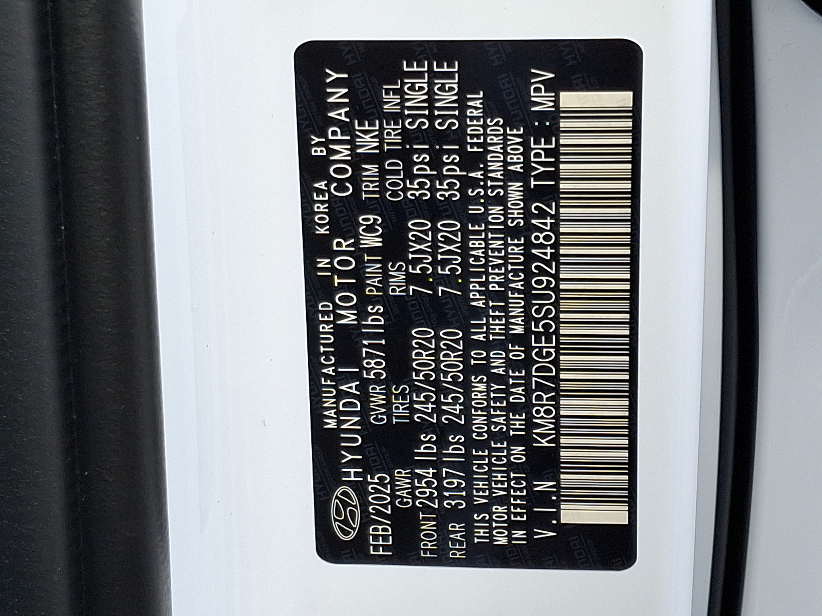 new 2025 Hyundai Palisade car, priced at $54,240