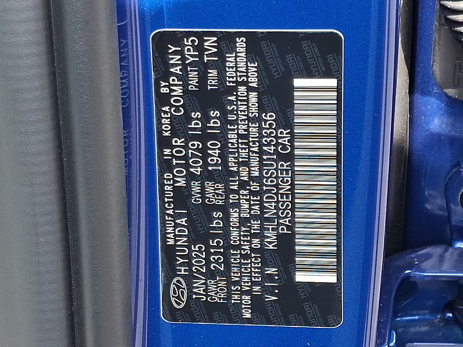 new 2025 Hyundai Elantra Hybrid car, priced at $30,934