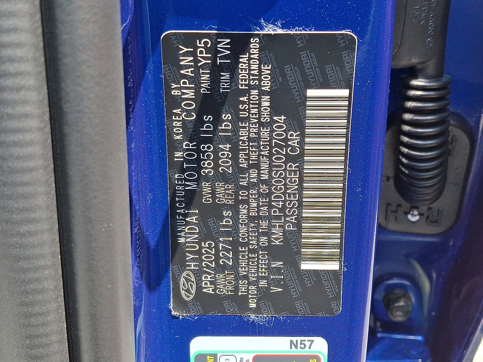 new 2025 Hyundai Elantra car, priced at $27,821