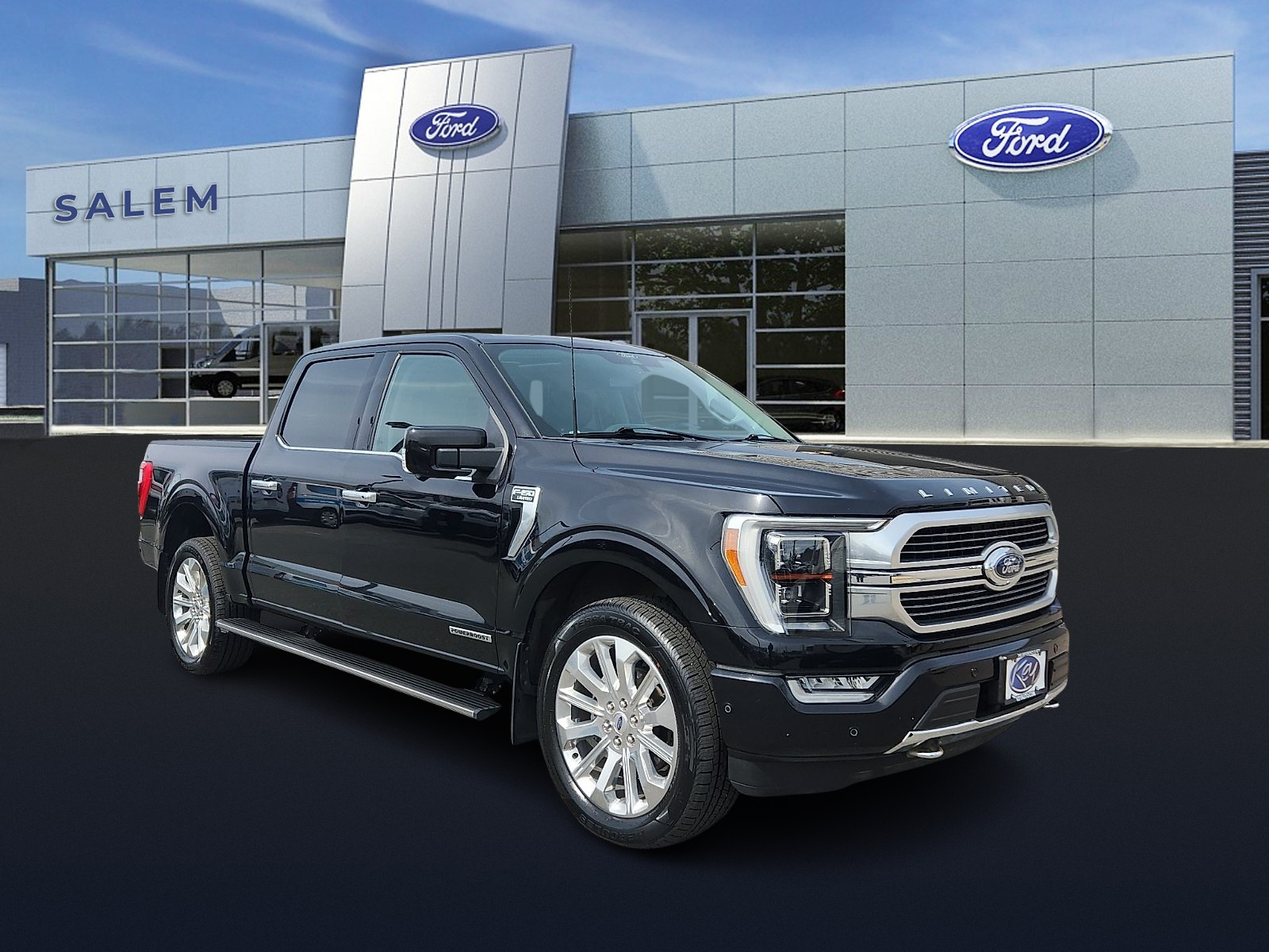 Black Metallic 2022 Ford F-150 Limited SuperCrew 4WD Pickup Truck Four-Wheel Drive Automatic