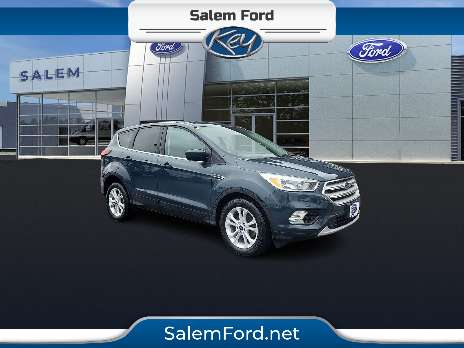 Sea Green 2019 Ford Escape SE FWD SUV / Crossover Front-Wheel Drive Automatic
