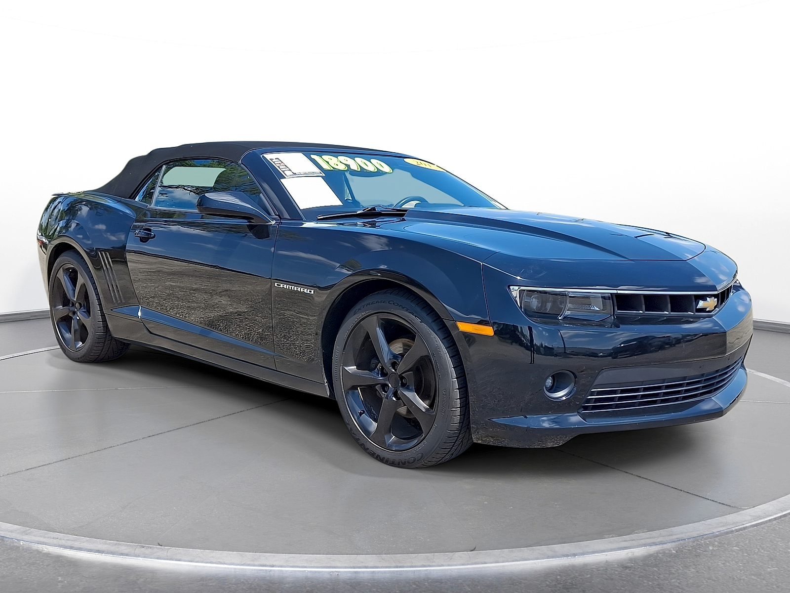 Black - GBA 2015 Chevrolet Camaro 2LT Convertible RWD Convertible Rear-Wheel Drive Automatic