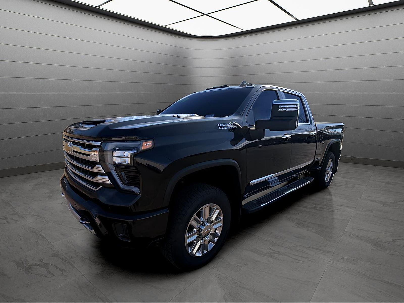 Black 2025 Chevrolet Silverado 2500HD Pickup Truck Four-Wheel Drive Automatic