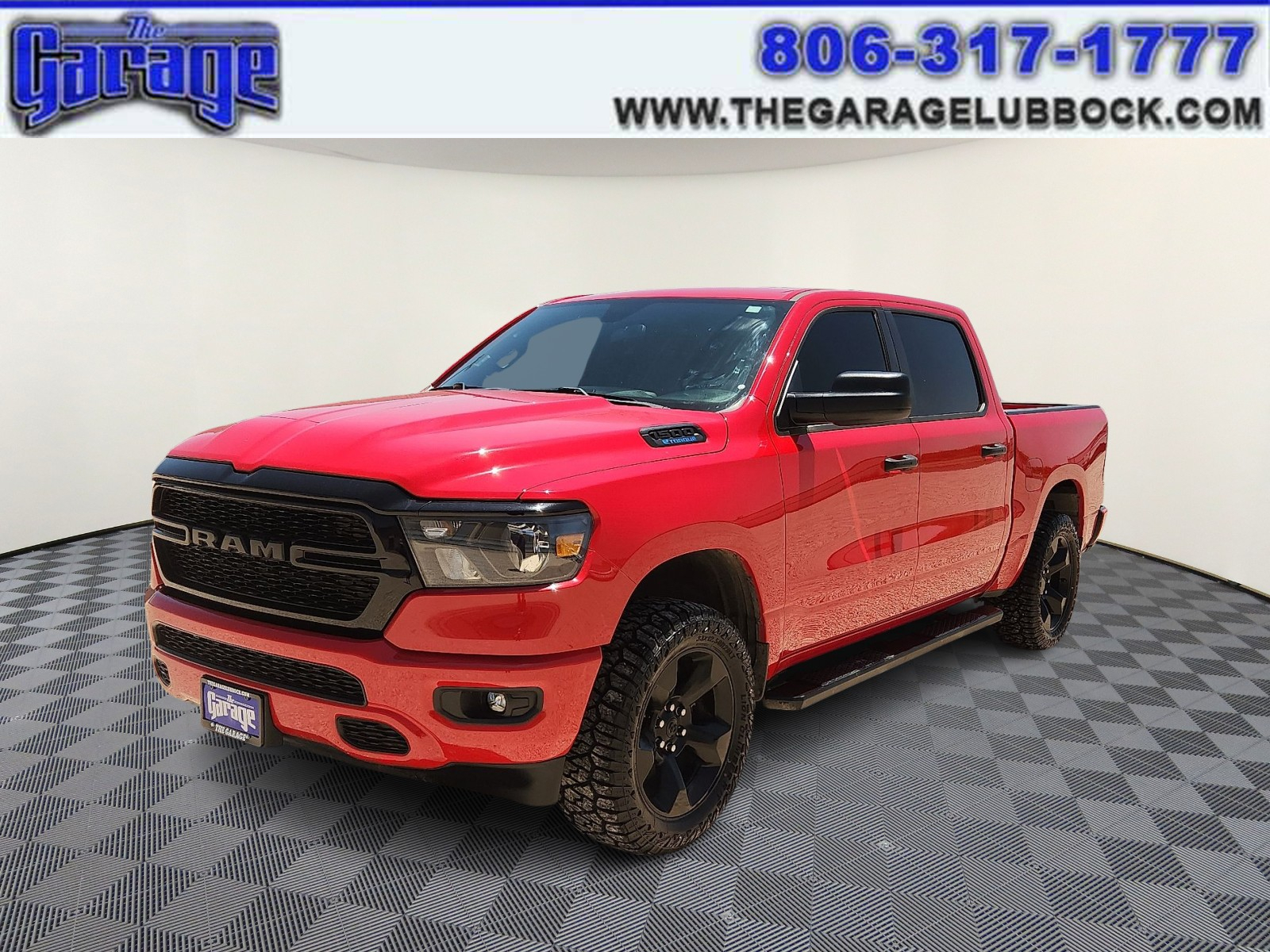 Red 2023 RAM 1500 Pickup Truck Four-Wheel Drive Automatic