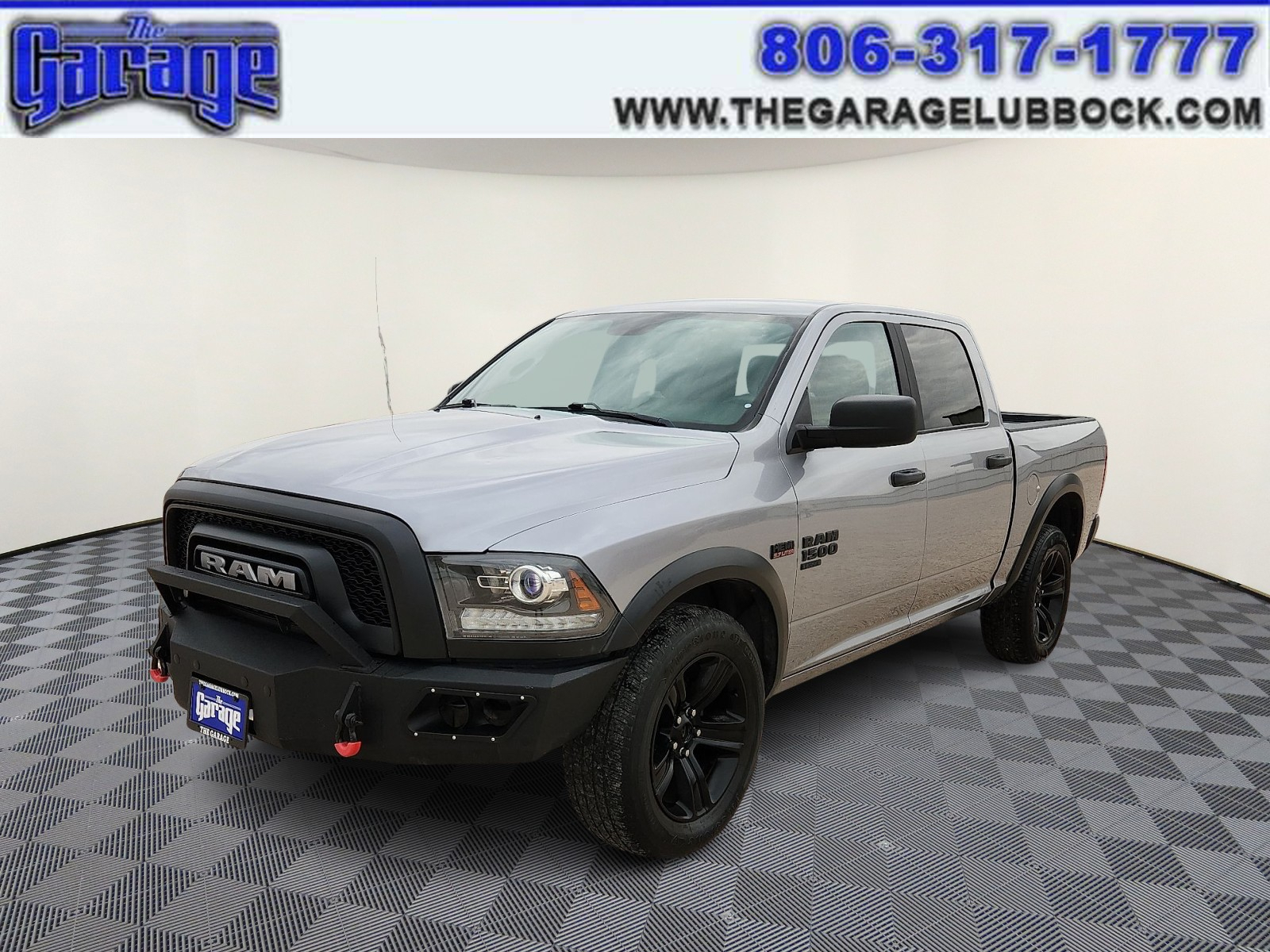 Silver 2021 RAM 1500 Classic Warlock Crew Cab 4WD Pickup Truck Four-Wheel Drive Automatic