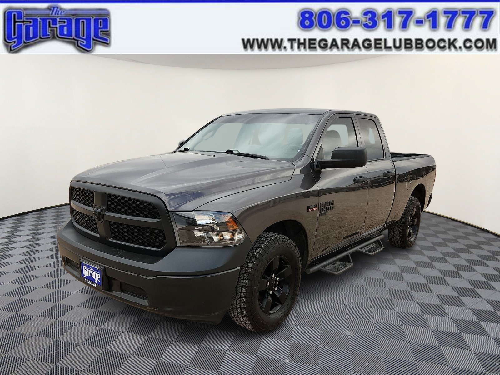 Gray 2024 RAM 1500 Classic Tradesman Quad Cab 4WD Pickup Truck Four-Wheel Drive Automatic