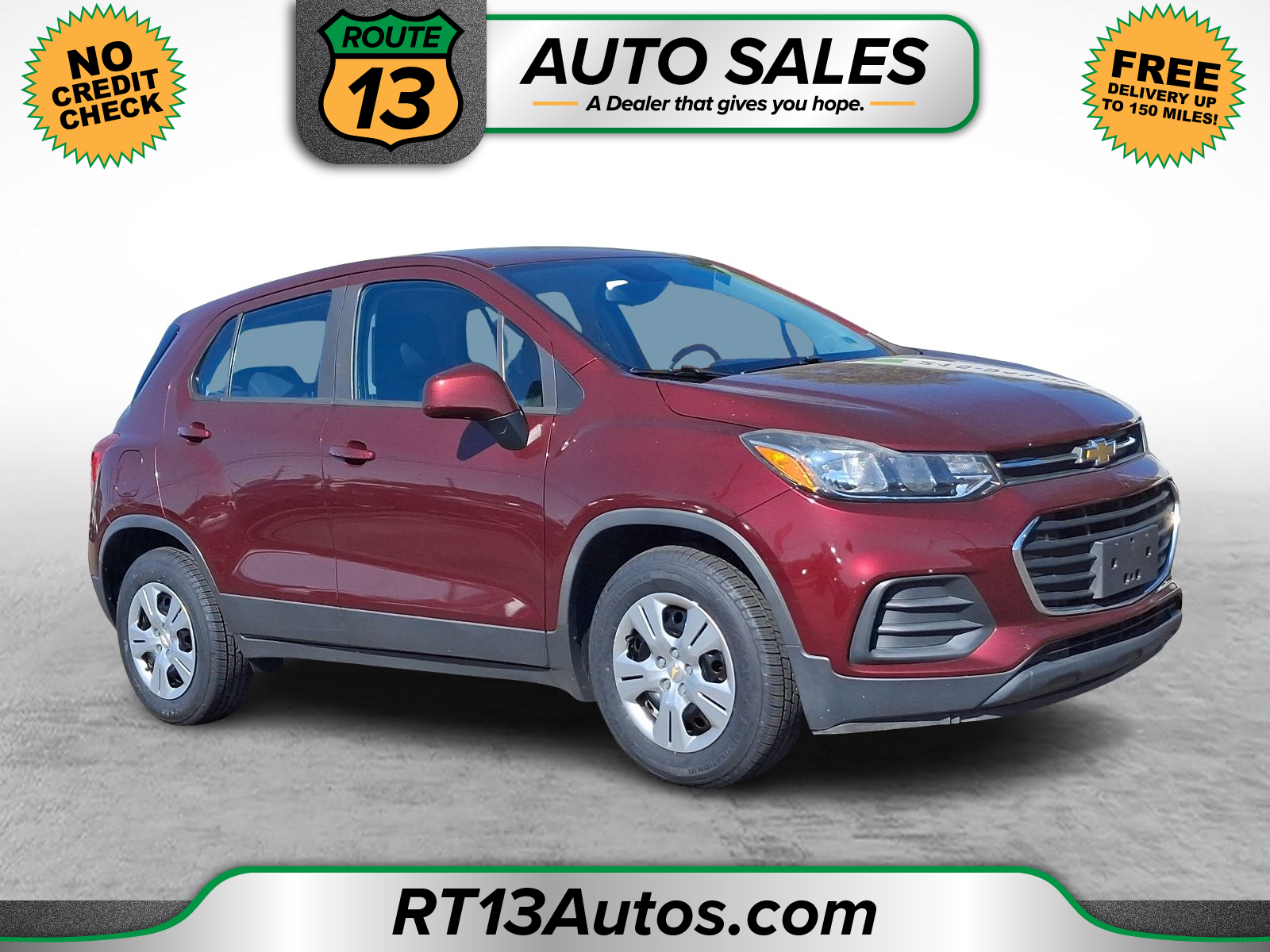 Red (Crimson Metallic - G7T) 2017 Chevrolet Trax LS FWD SUV / Crossover Front-Wheel Drive Automatic