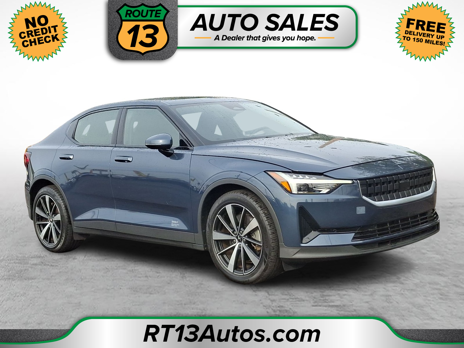 Midnight - 723 2022 Polestar 2 Long Range Single Motor Fastback FWD Sedan Front-Wheel Drive Automatic