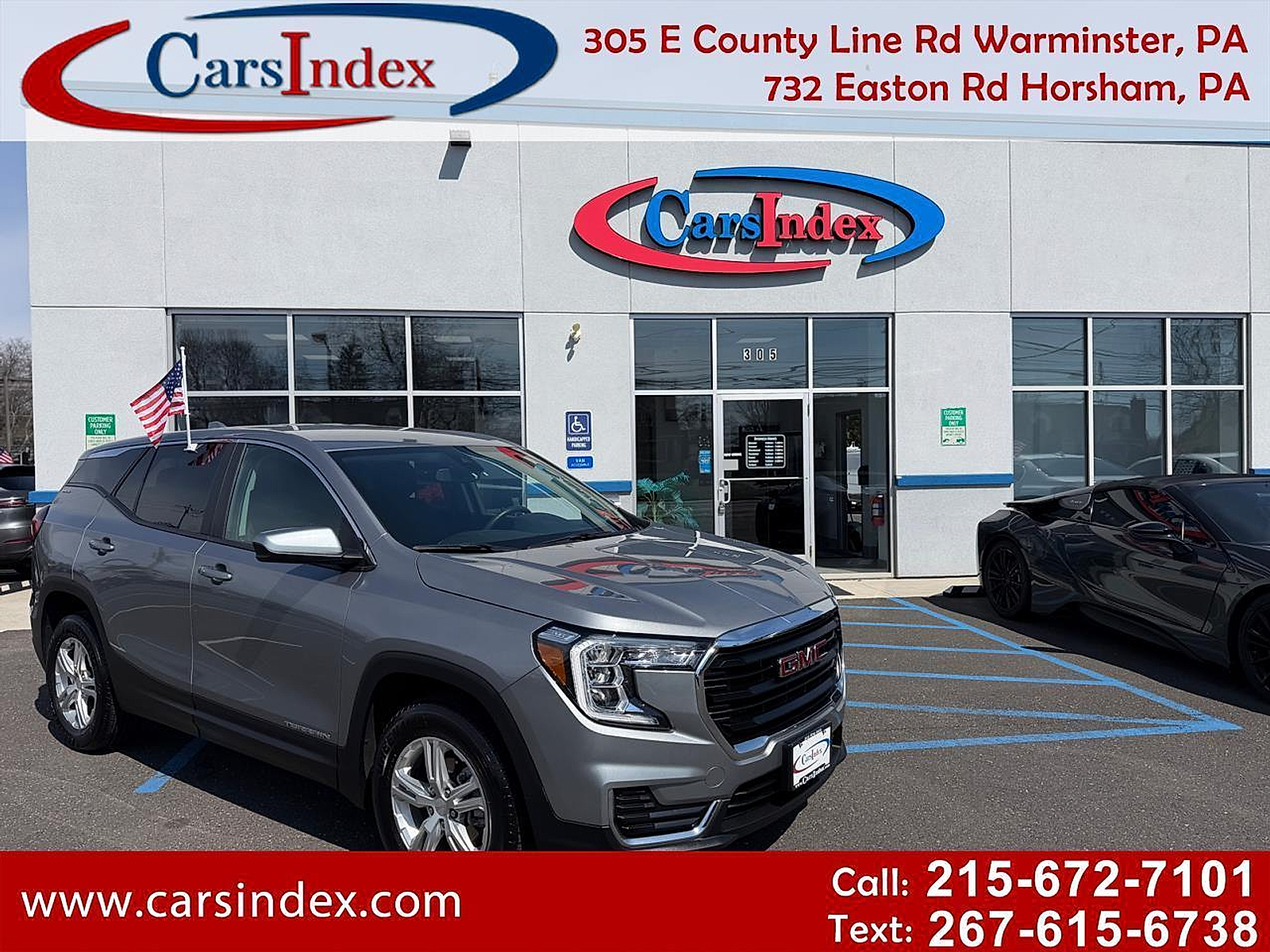 Gray 2024 GMC Terrain SUV / Crossover All-Wheel Drive 9-Speed Automatic