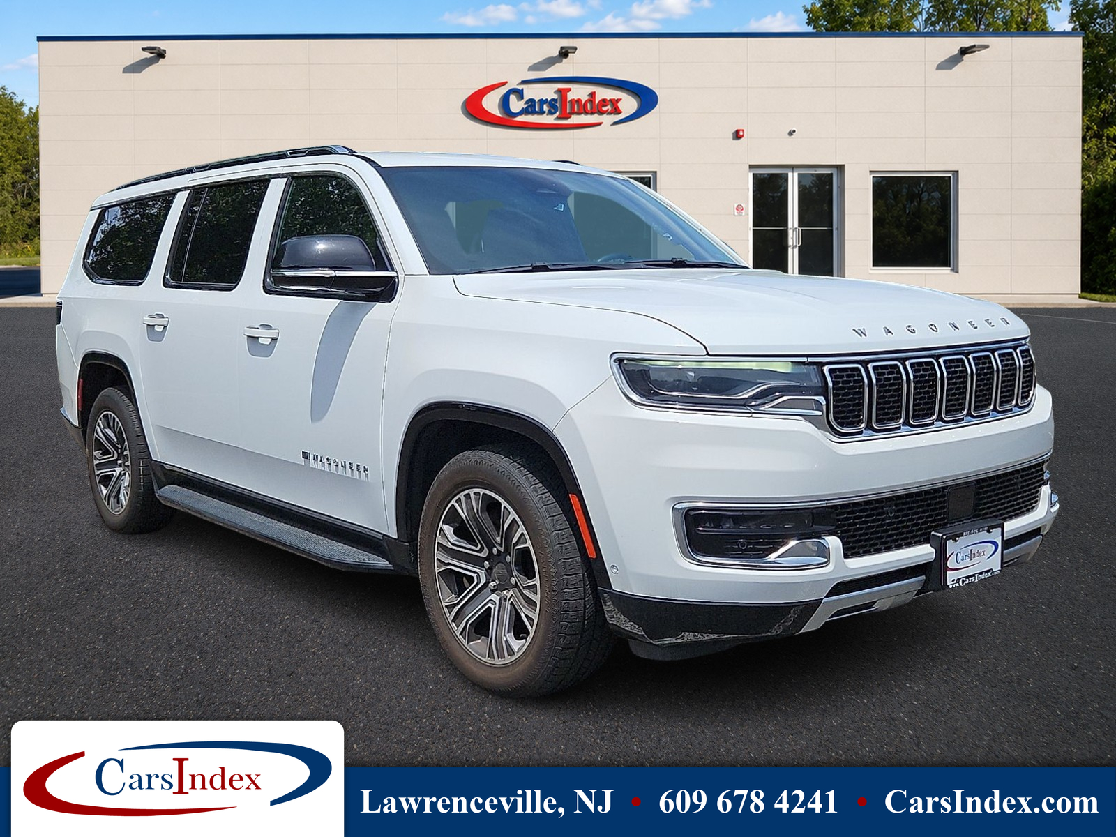 Bright White Clearcoat - PW7 2023 Jeep Wagoneer L SUV / Crossover Four-Wheel Drive 8-Speed Automatic