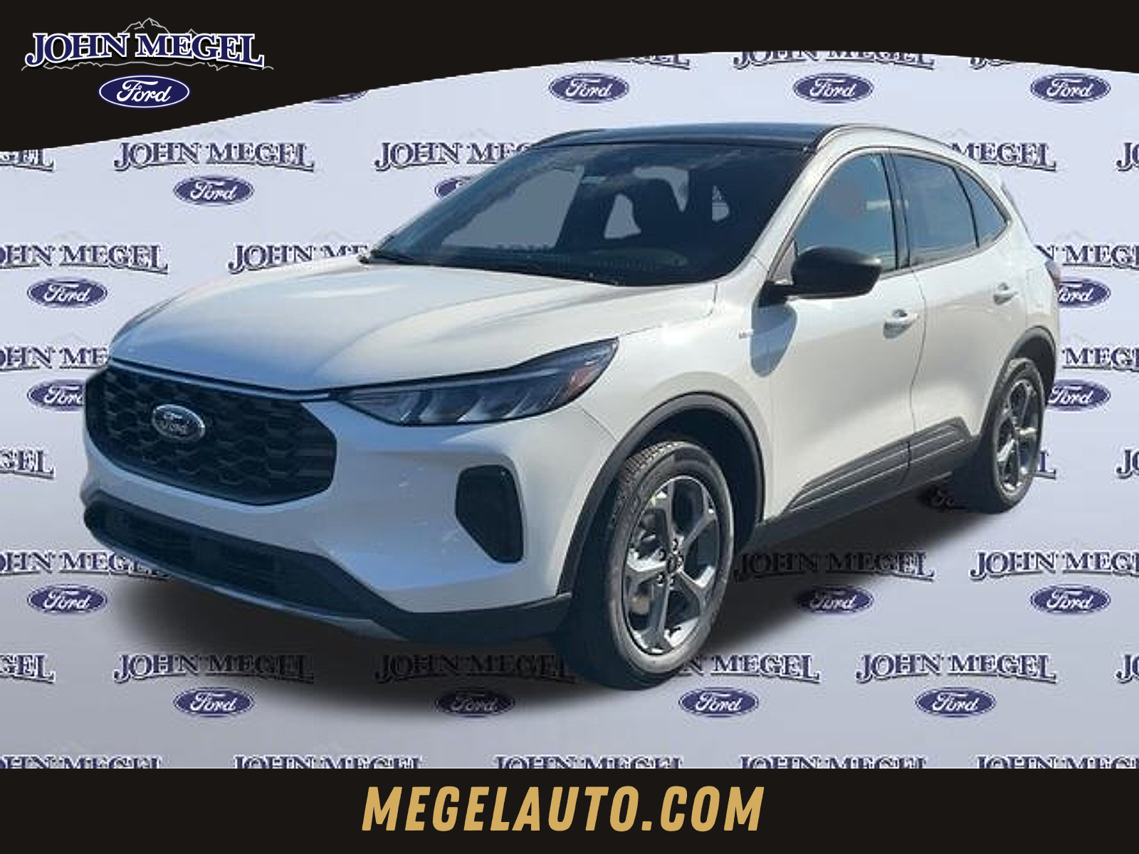 White Metallic 2025 Ford Escape Hybrid ST-Line FWD SUV / Crossover Front-Wheel Drive Continuously Variable Transmission