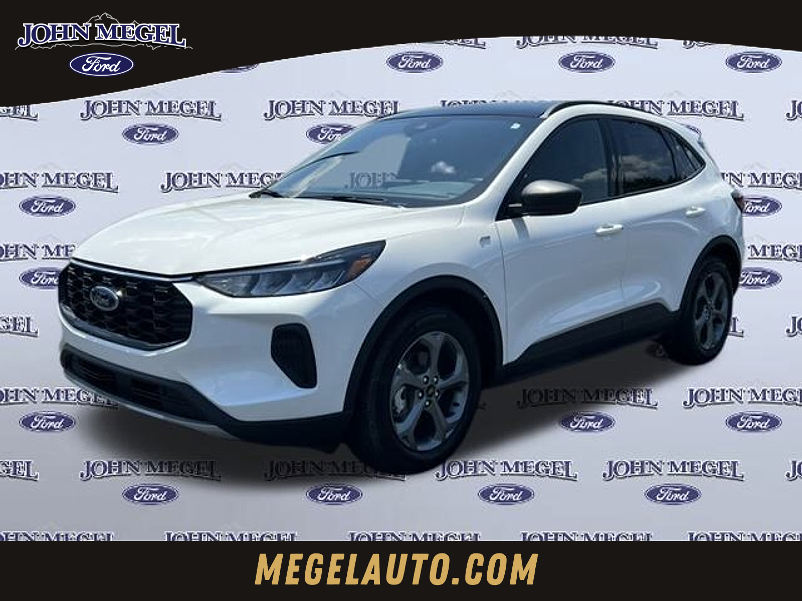 White Metallic 2025 Ford Escape ST-Line FWD SUV / Crossover Front-Wheel Drive 8-Speed Automatic