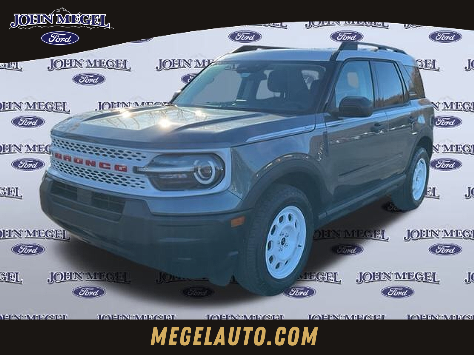 Gray Metallic 2025 Ford Bronco Sport Heritage AWD SUV / Crossover All-Wheel Drive 8-Speed Automatic