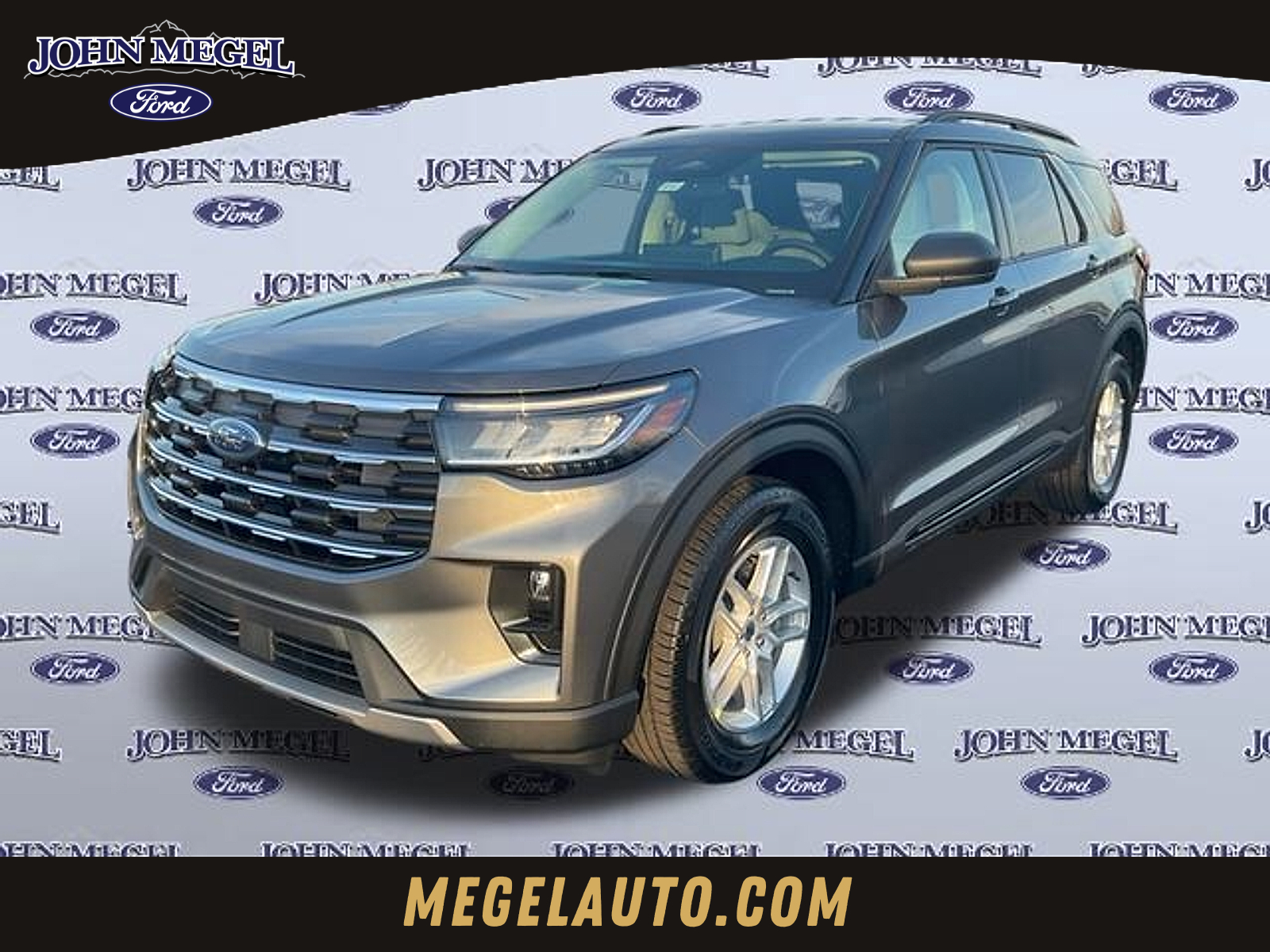 Gray Metallic 2026 Ford Explorer Active RWD SUV / Crossover Rear-Wheel Drive Automatic