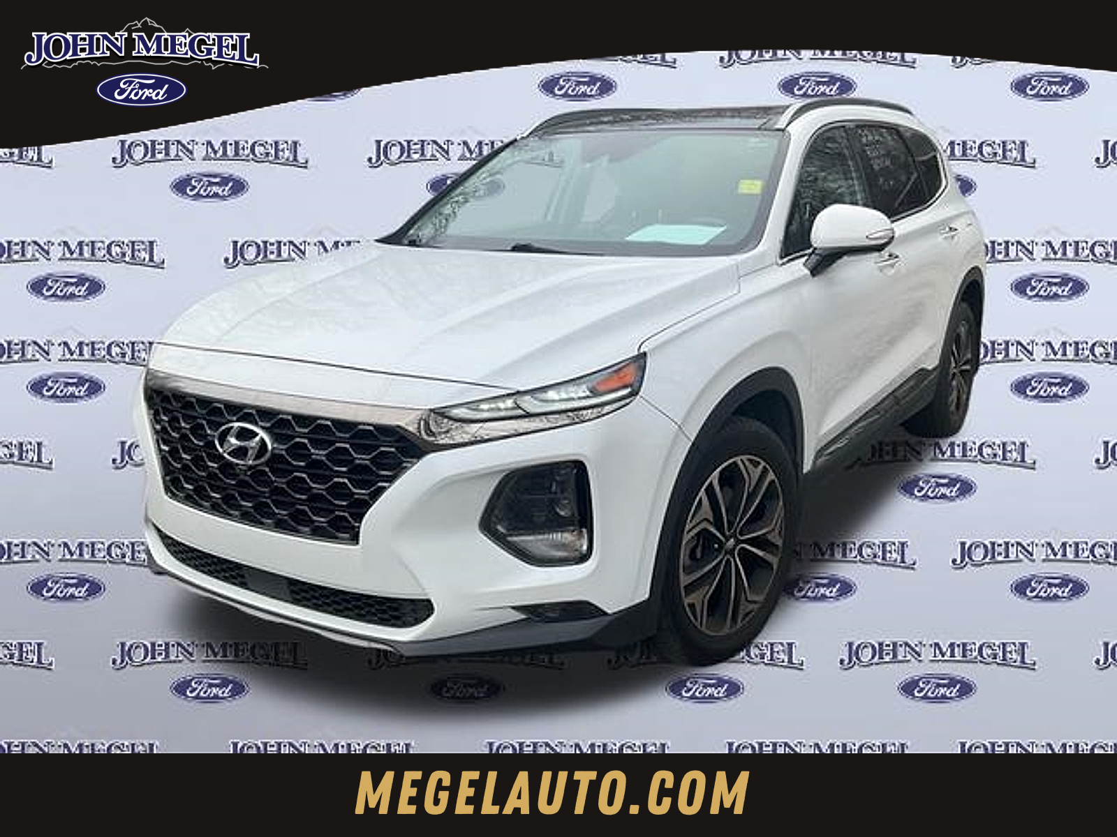 Quartz White 2020 Hyundai Santa Fe 2.0T Limited AWD SUV / Crossover All-Wheel Drive 8-Speed Automatic