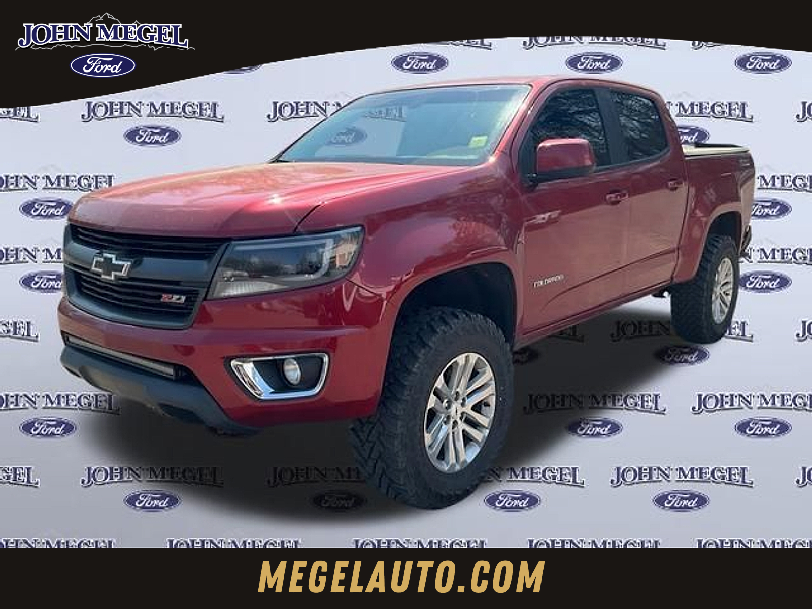 Red Rock Metallic 2016 Chevrolet Colorado Z71 Crew Cab RWD Pickup Truck 4X2 Automatic