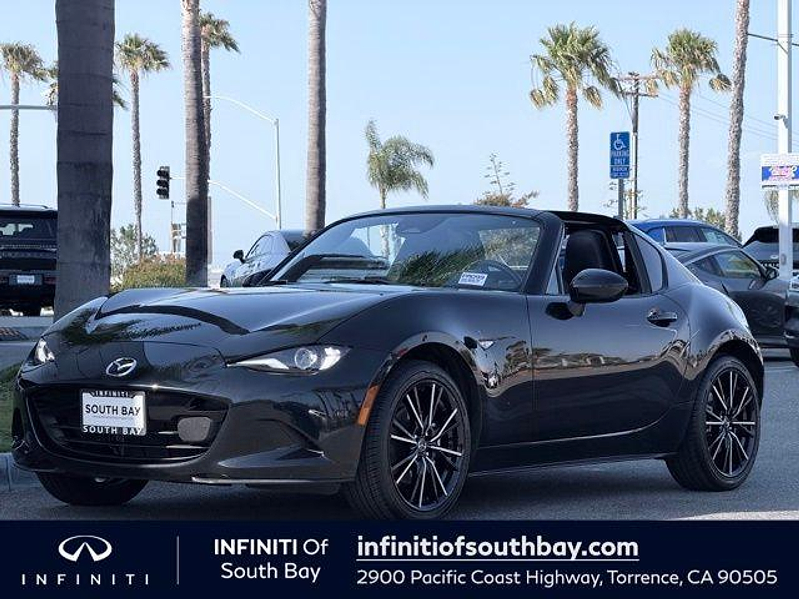 Jet Black Mica 2025 Mazda MX-5 Miata Convertible Rear-Wheel Drive Automatic