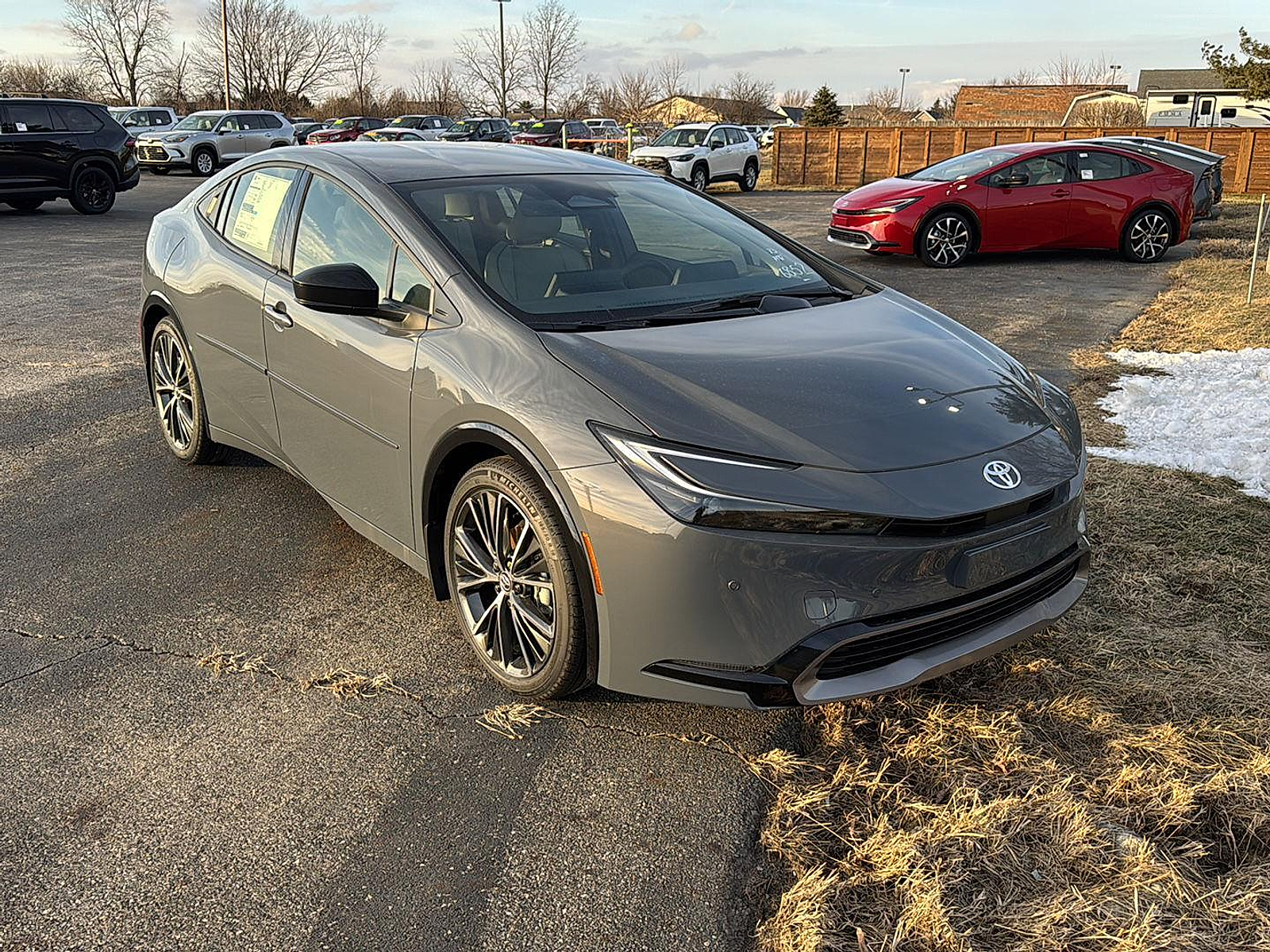 Guardian Gray 2026 Toyota Prius XLE FWD Hatchback Front-Wheel Drive Automatic