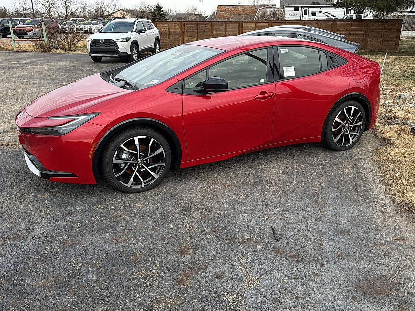 Supersonic Red 2026 Toyota Prius Plug-In Hybrid Hatchback Front-Wheel Drive Automatic