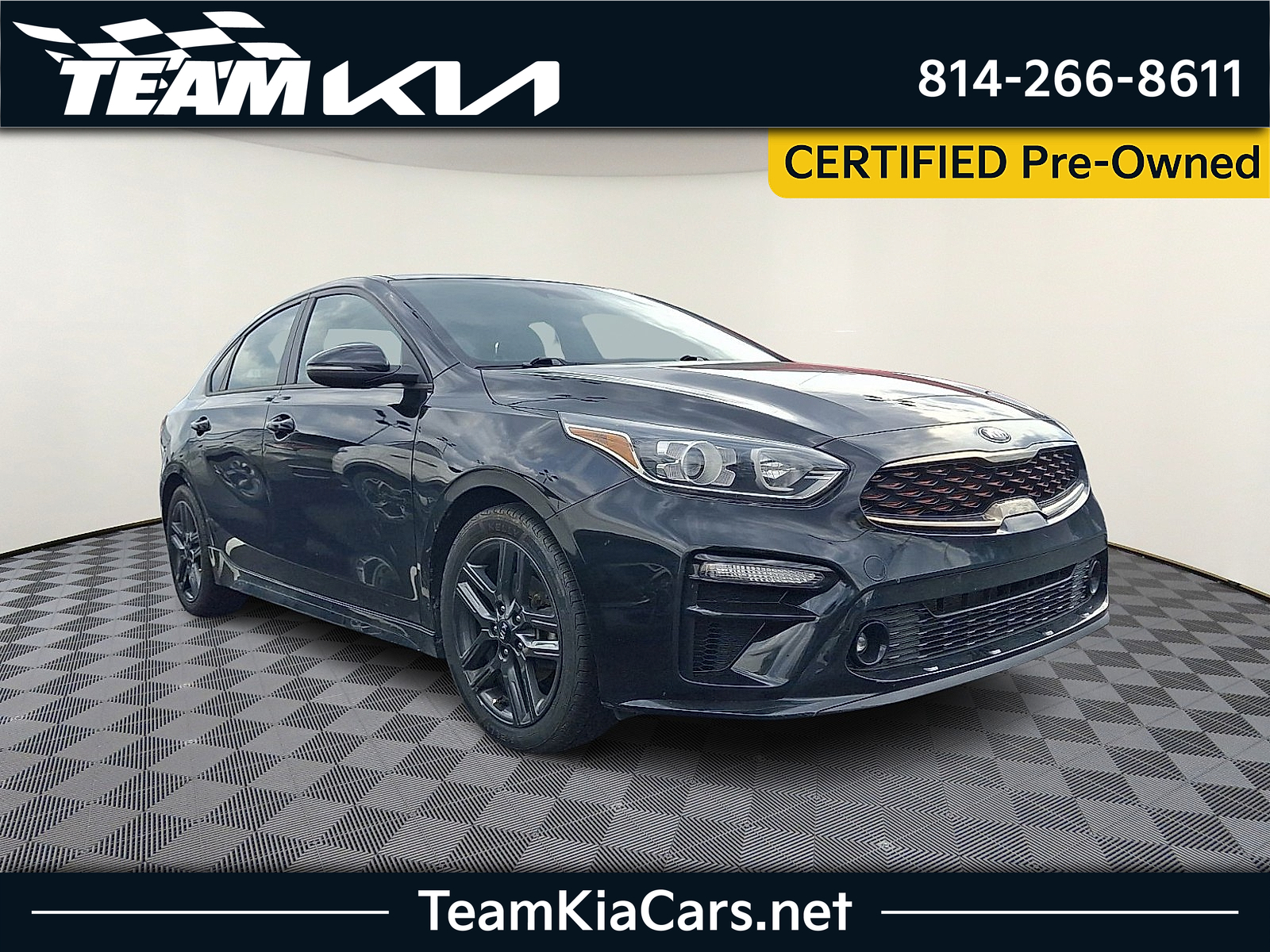 Aurora Black - ABP 2021 Kia Forte GT Line FWD Sedan Front-Wheel Drive Automatic