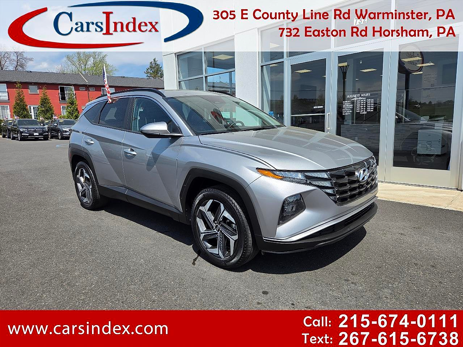 Silver 2024 Hyundai Tucson SEL AWD SUV / Crossover All-Wheel Drive 8-Speed Automatic