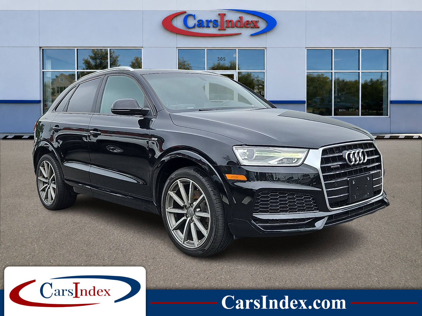 Brilliant Black - A2A2 2018 Audi Q3 SUV / Crossover All-Wheel Drive Automatic