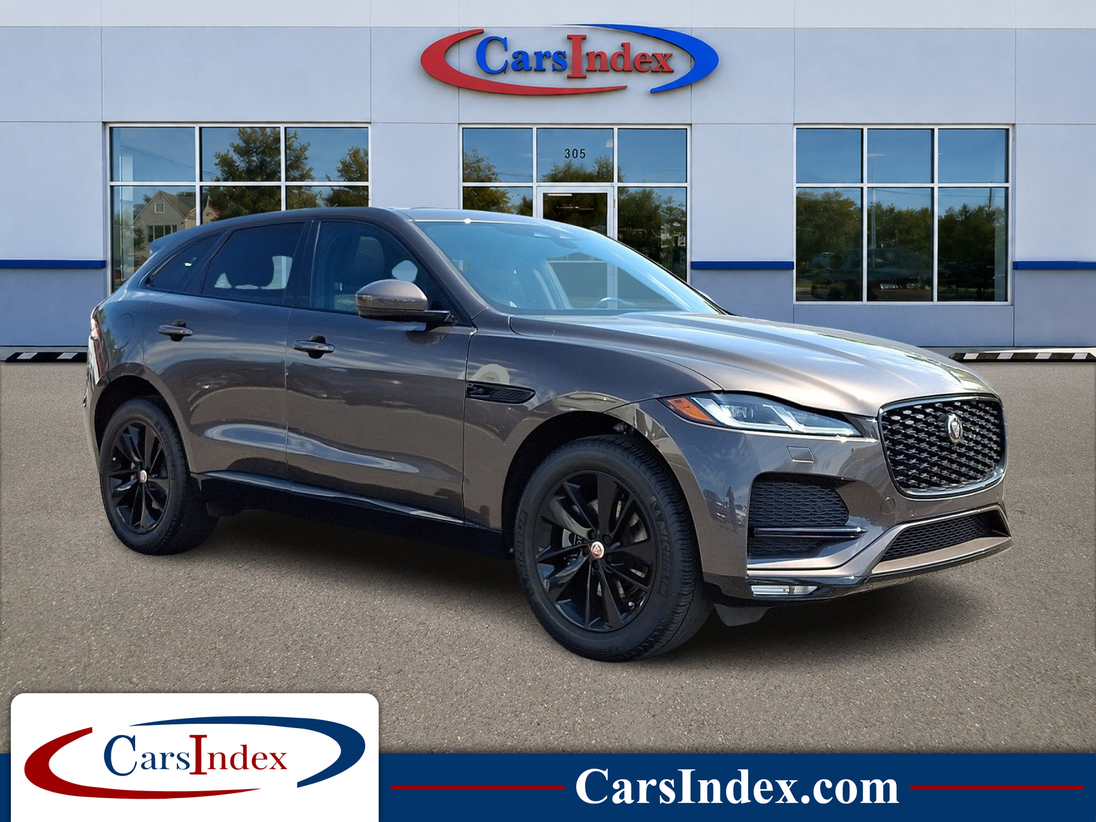 Gray (Carpathian Grey - 1AU) 2022 Jaguar F-PACE SUV / Crossover All-Wheel Drive Automatic