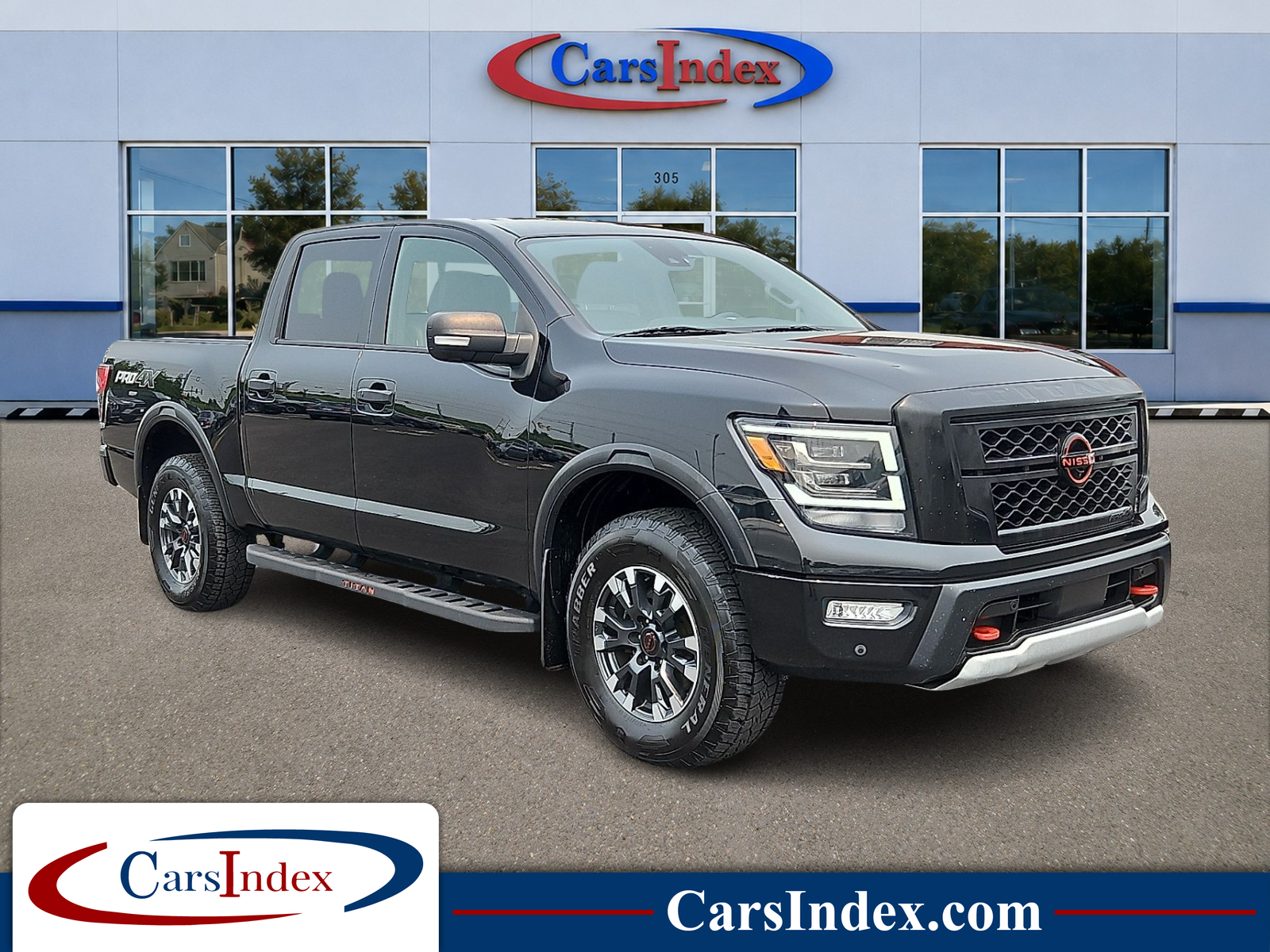Super Black - KH3 2024 Nissan Titan Pickup Truck Four-Wheel Drive Automatic