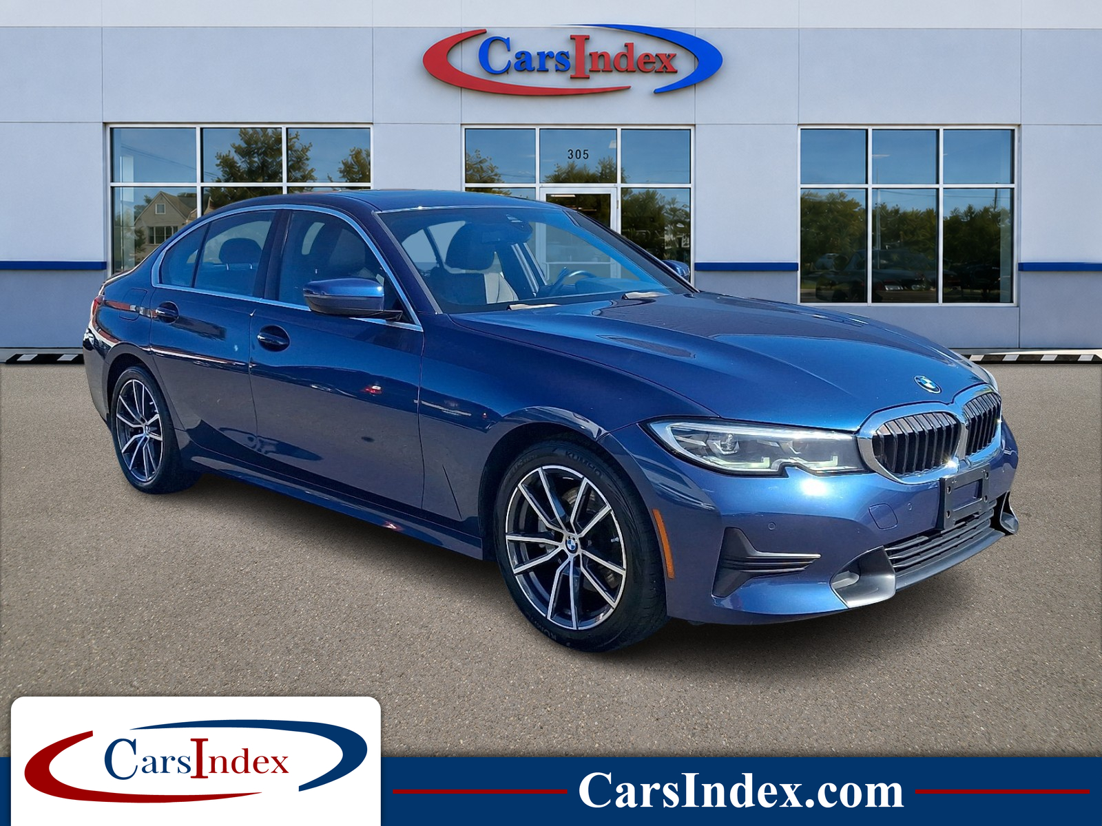 Phytonic Blue Metallic - C1M 2021 BMW 3 Series Sedan All-Wheel Drive Automatic
