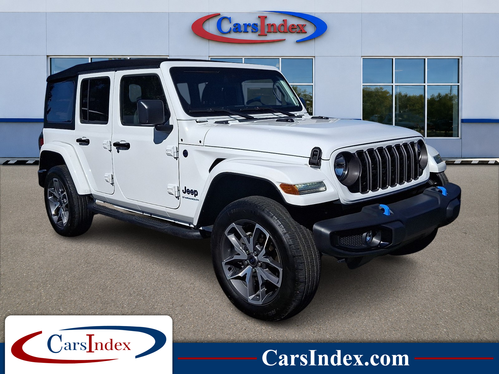 Bright White Clearcoat - PW7 2024 Jeep Wrangler 4xe SUV / Crossover Four-Wheel Drive Automatic