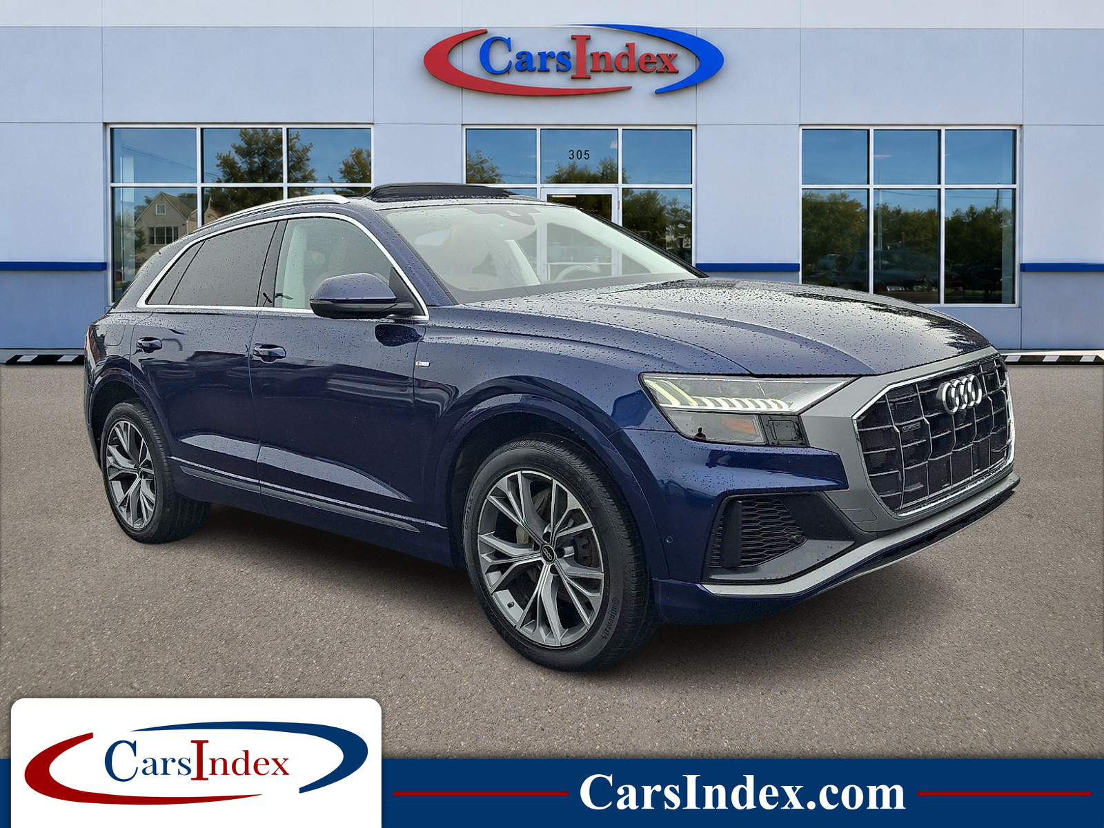 Waitomo Blue Metallic - D6D6 2023 Audi Q8 SUV / Crossover All-Wheel Drive Automatic