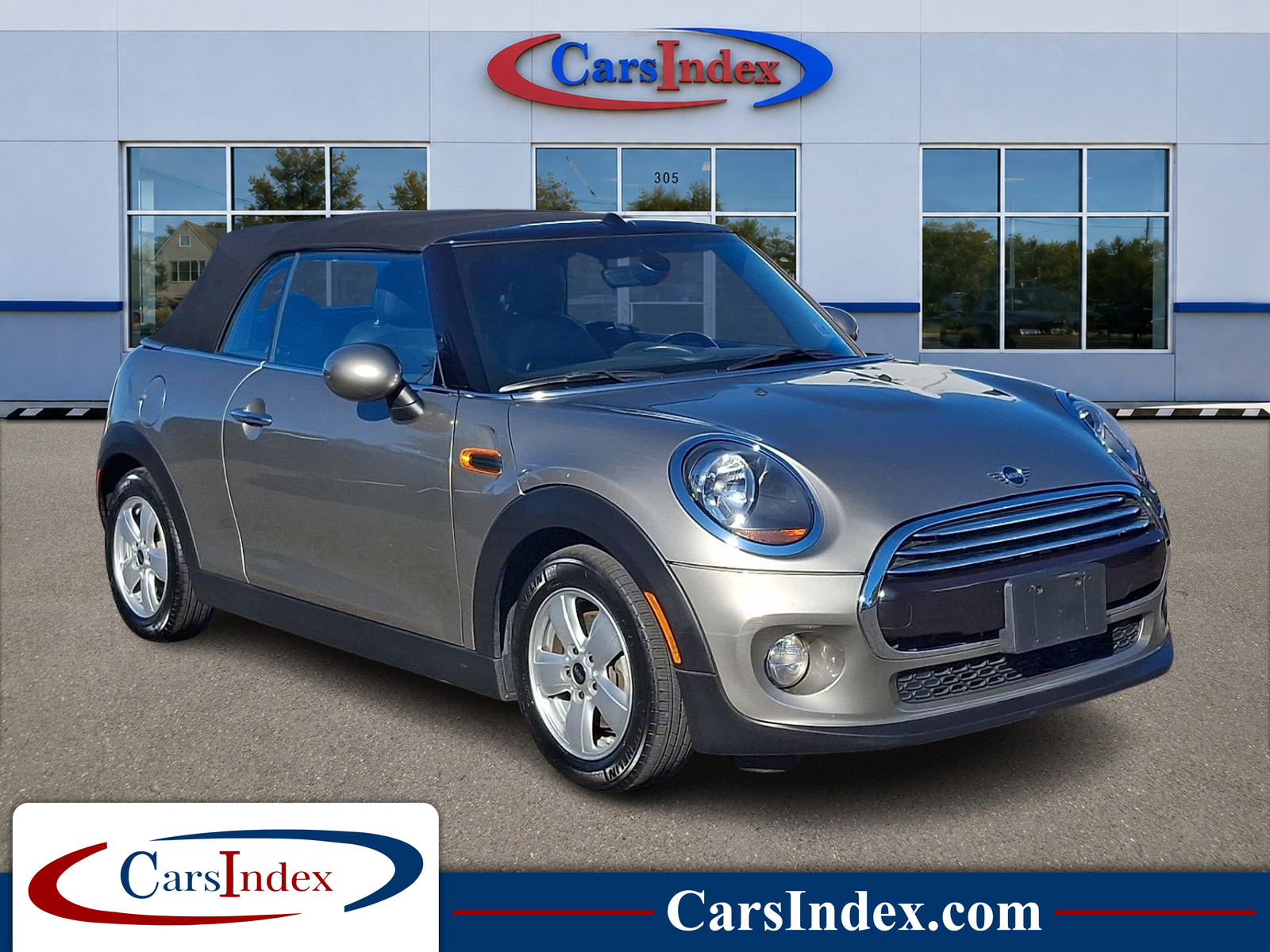 Gray 2019 MINI Cooper Convertible Front-Wheel Drive Manual
