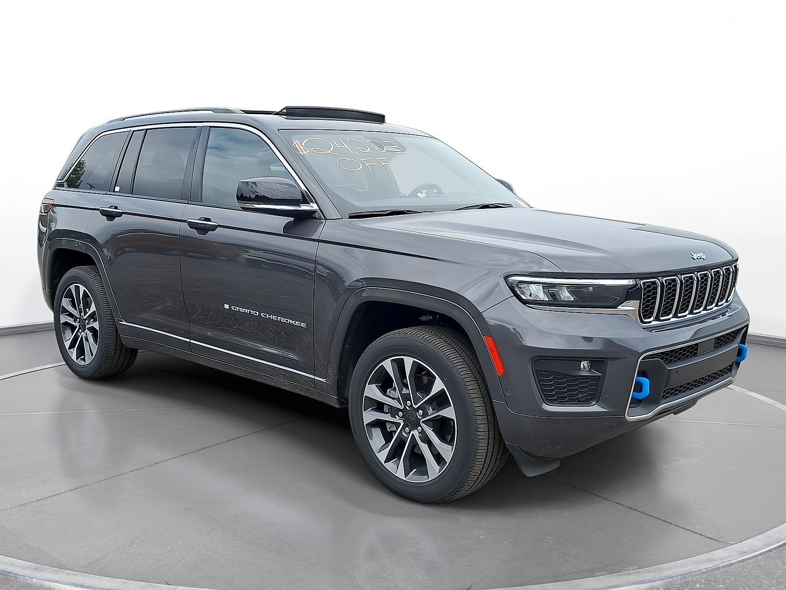 Baltic Gray Metallic Clearcoat 2024 Jeep Grand Cherokee 4xe Overland 4WD SUV / Crossover Four-Wheel Drive Automatic